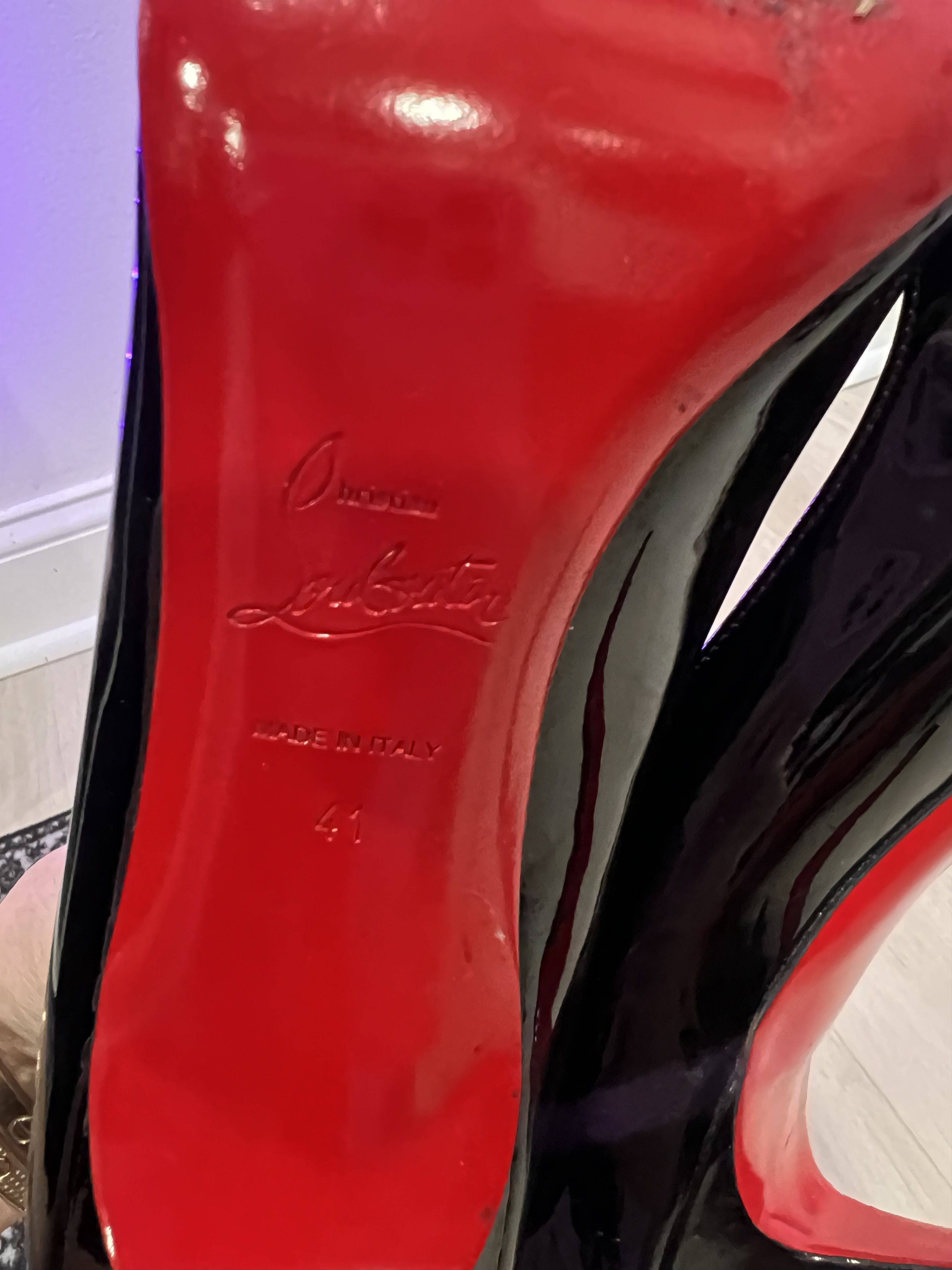 Christian Louboutin red bottom heel Size US 9.5 / IT 39.5 - 6 Thumbnail