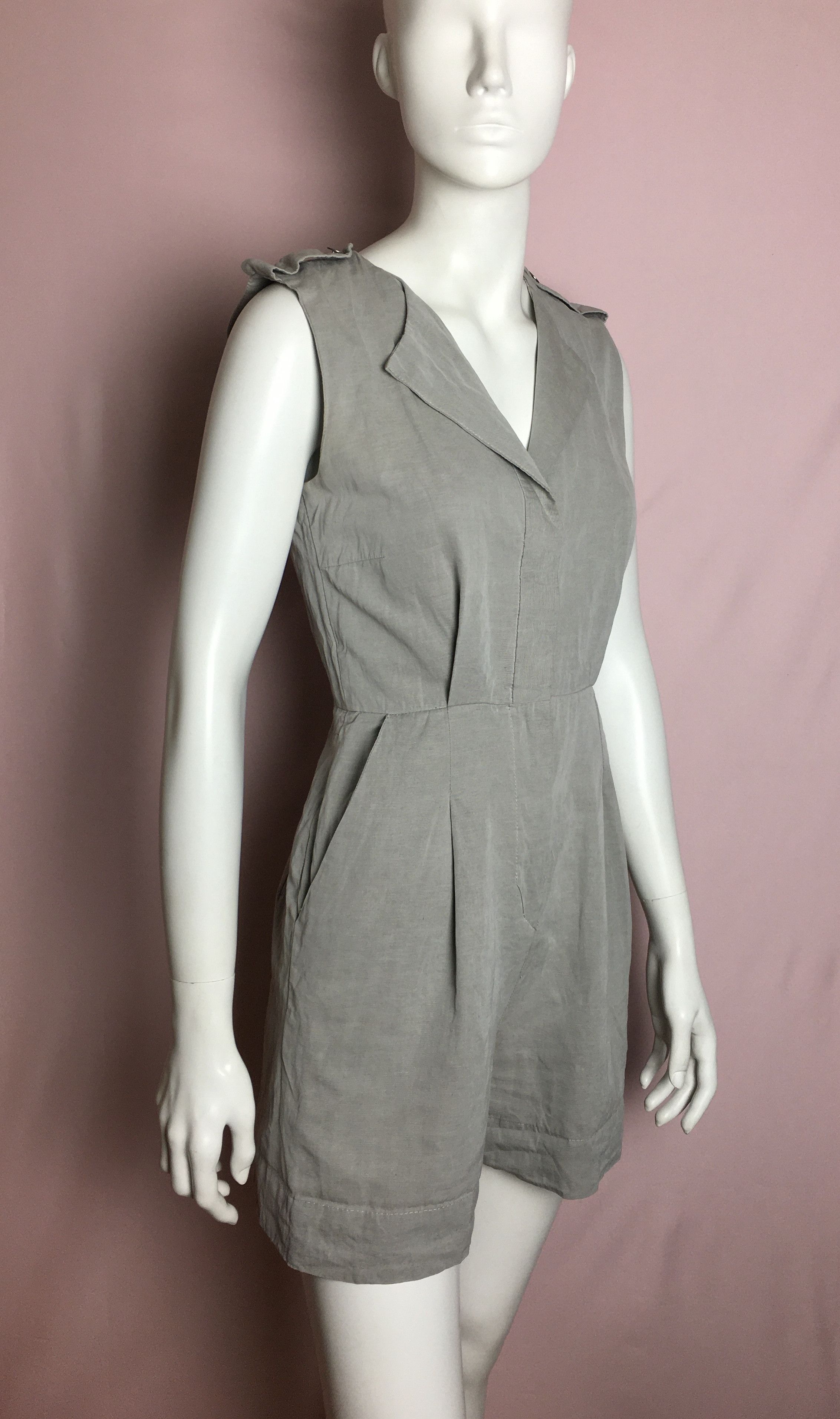 Other Lejla Omnia Switzerland Linen Shorts Jumpsuit Size 28" / US 6 / IT 42 - 4 Thumbnail