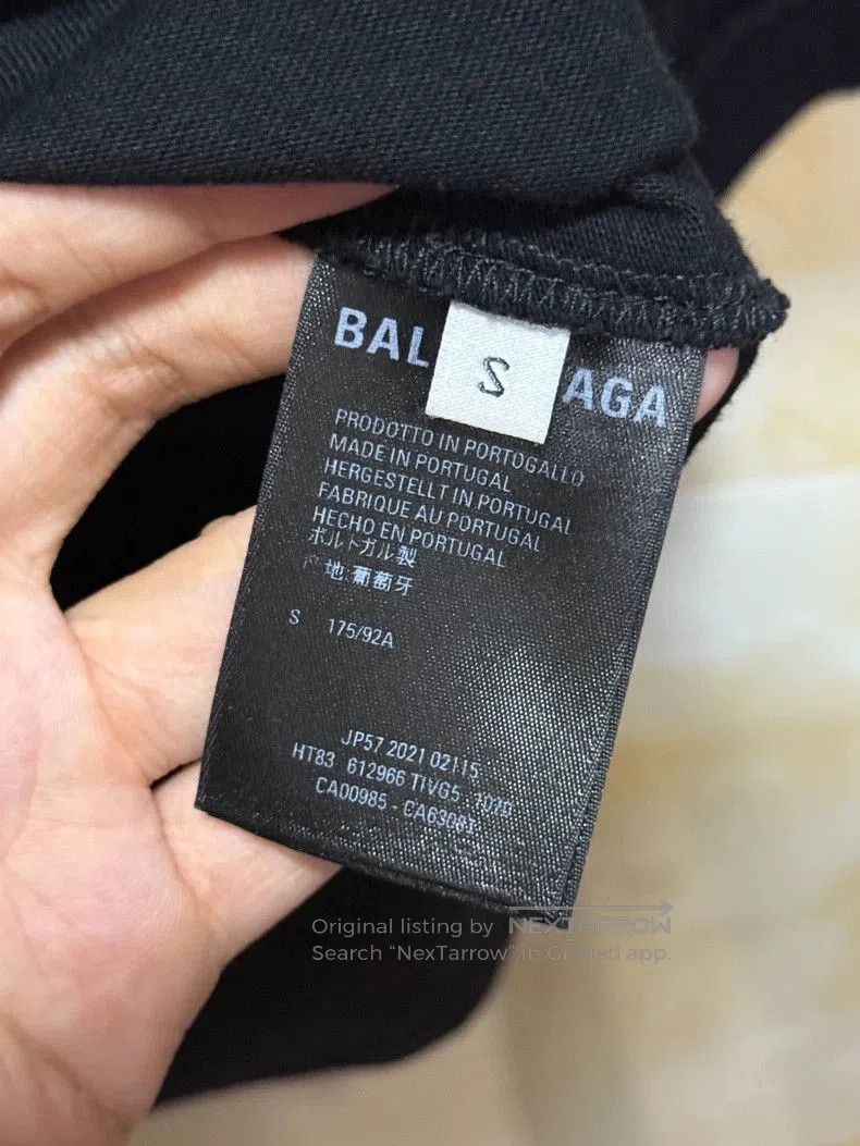 Balenciaga Balenciaga Black Logo Short Sleeve T-Shirt. Size US S / EU 44-46 / 1 - 6 Thumbnail