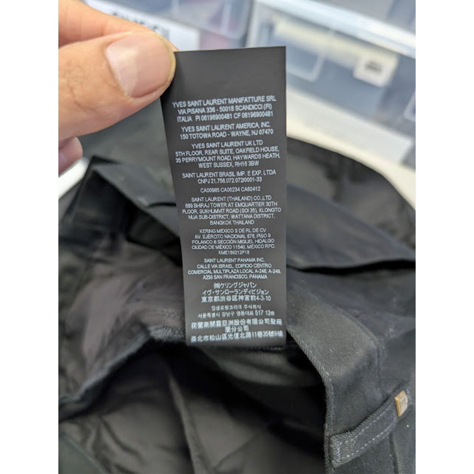 Saint Laurent Paris o1rshd1 Slim Fit Cotton Chino Pants in Black Size US 36 / EU 52 - 21 Thumbnail