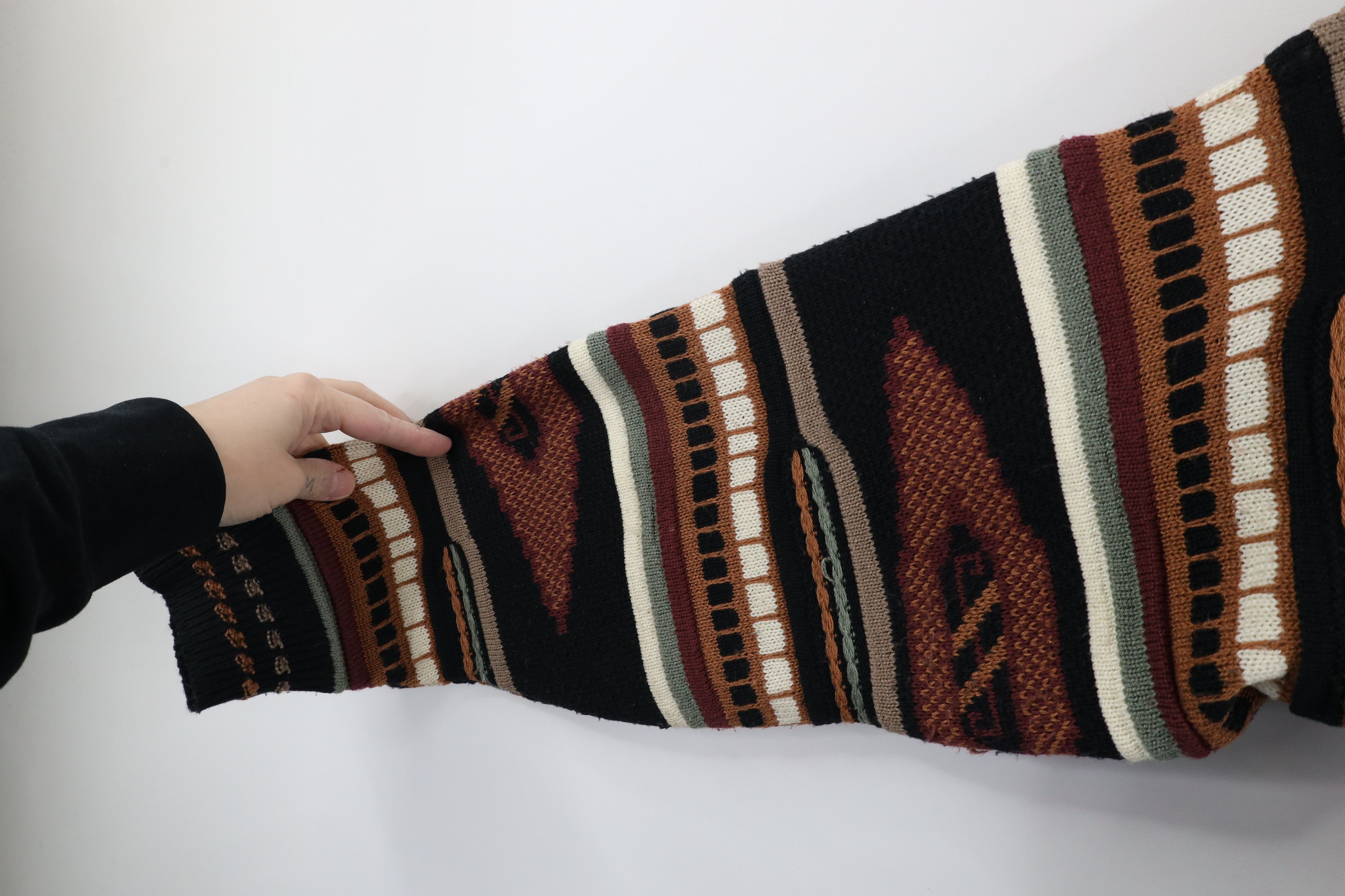 Vintage Vintage 90s Coogi Style Ed Bassmaster Knit Sweater USA Size US XL / EU 56 / 4 - 7 Thumbnail