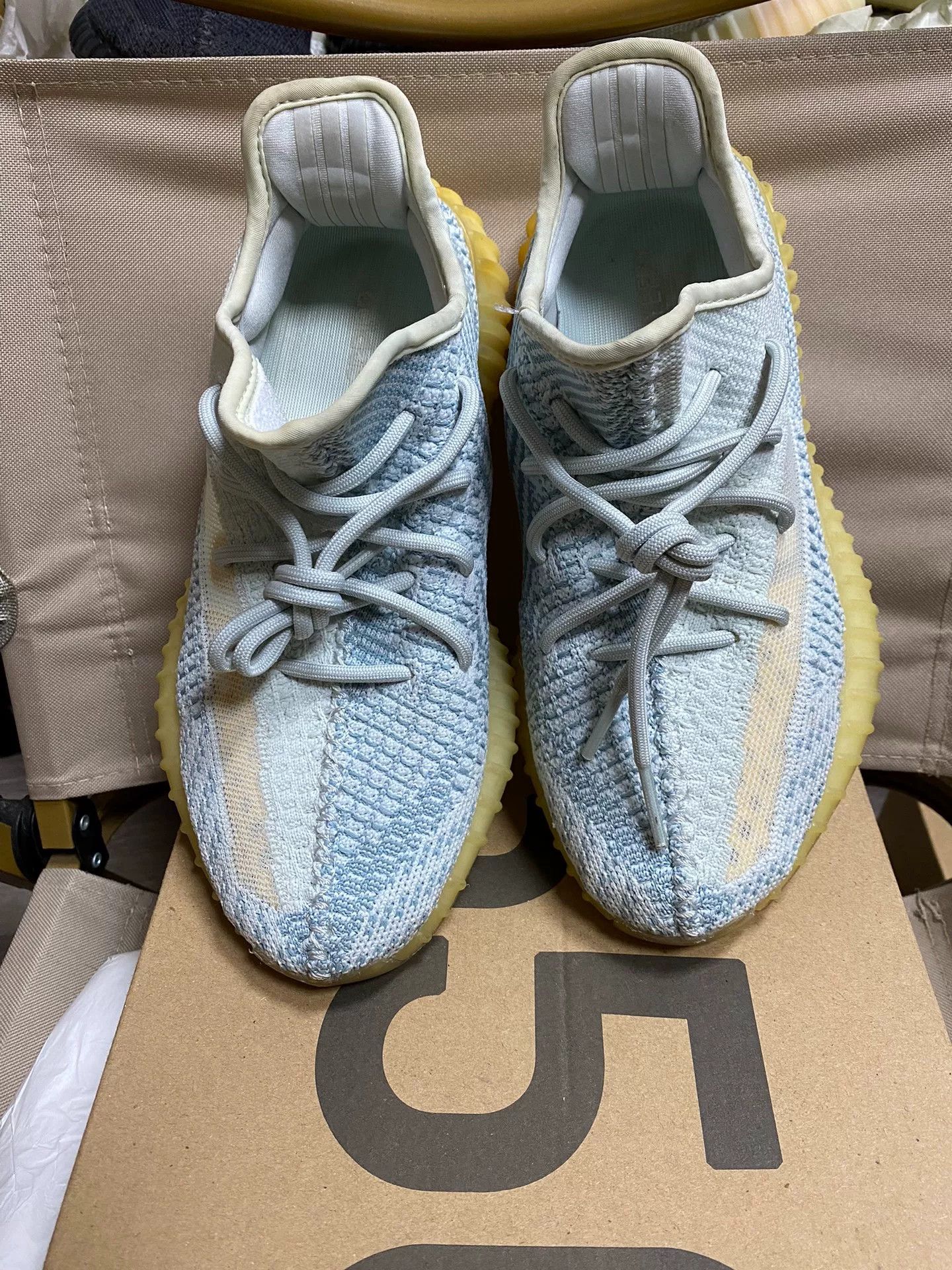 Adidas Adidas YEEZY350 White Lowtop Sneakers 39 Men Size US 6.5 / EU 39-40 - 1 Thumbnail