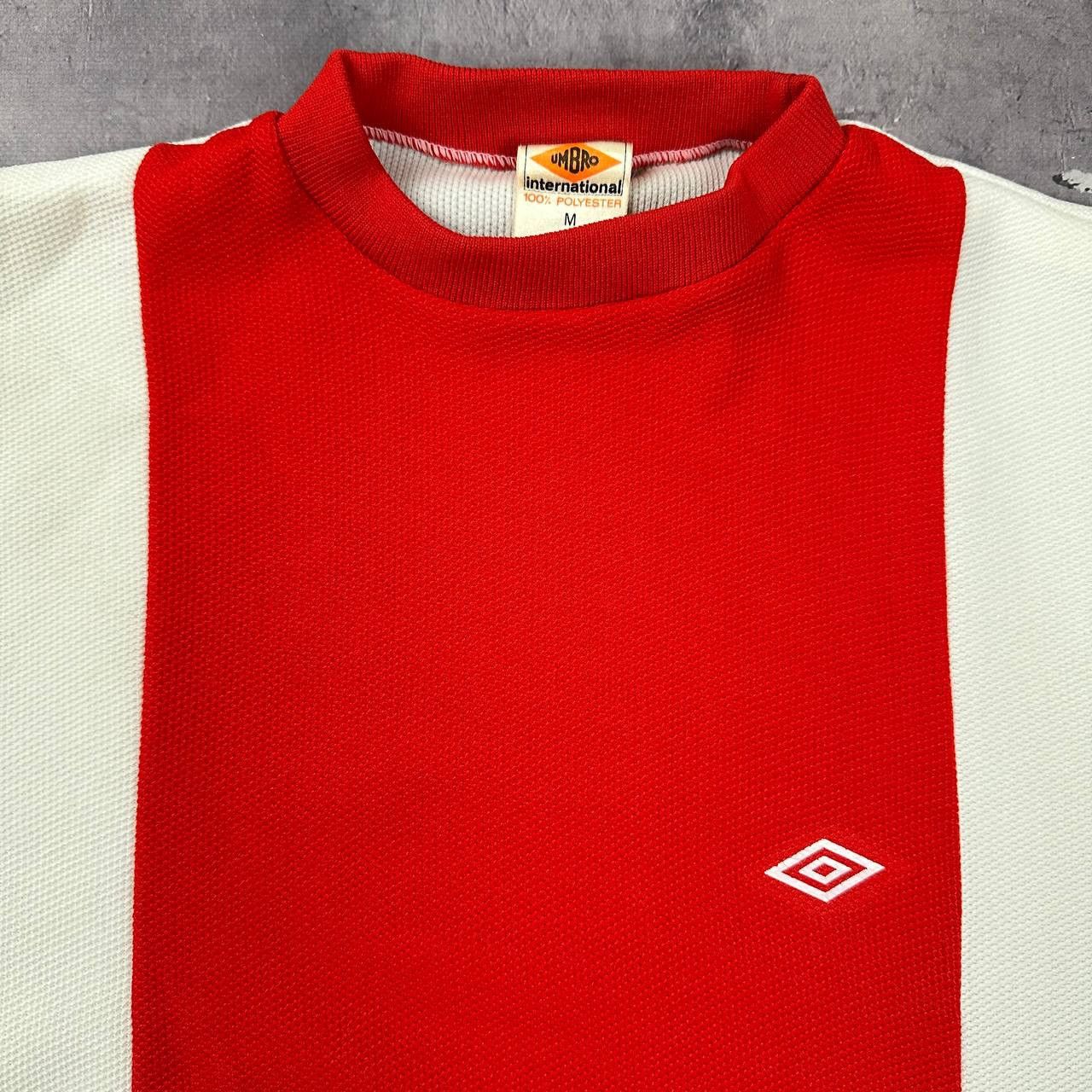 Umbro Rare! Vintage Ajax Amsterdam Umbro 80s Jersey Longsleeve Size US M / EU 48-50 / 2 - 5 Thumbnail