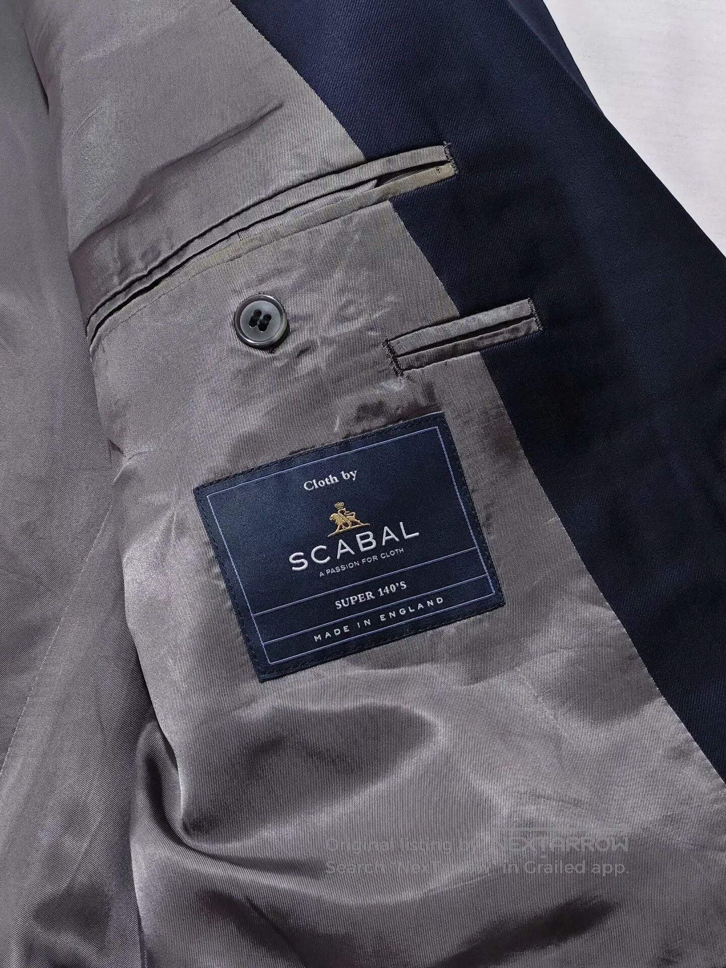 SCABAL Scabal Half-Canvas Wool Blazer. Size US L / EU 52-54 / 3 - 8 Thumbnail