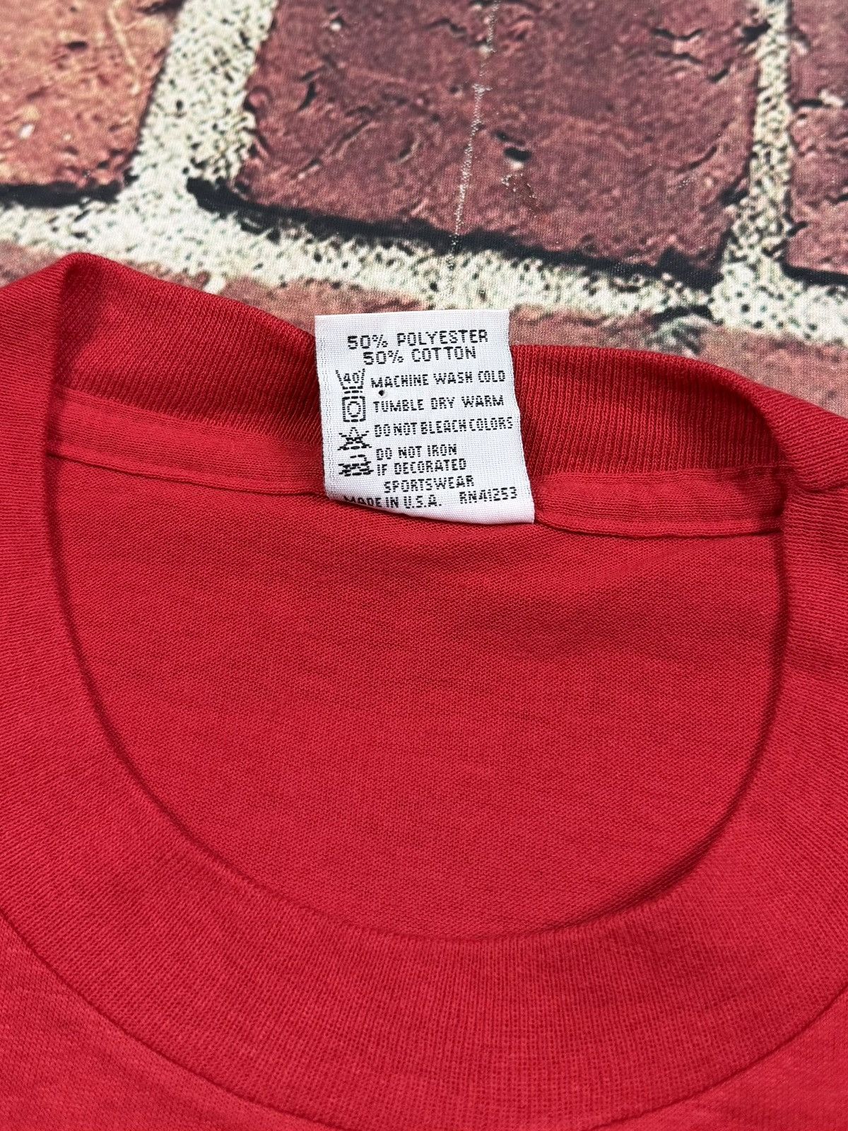 Other Vintage SANTA CLAUS Said SCHMITT House Tee Single Stitch 90s Size US L / EU 52-54 / 3 - 6 Thumbnail