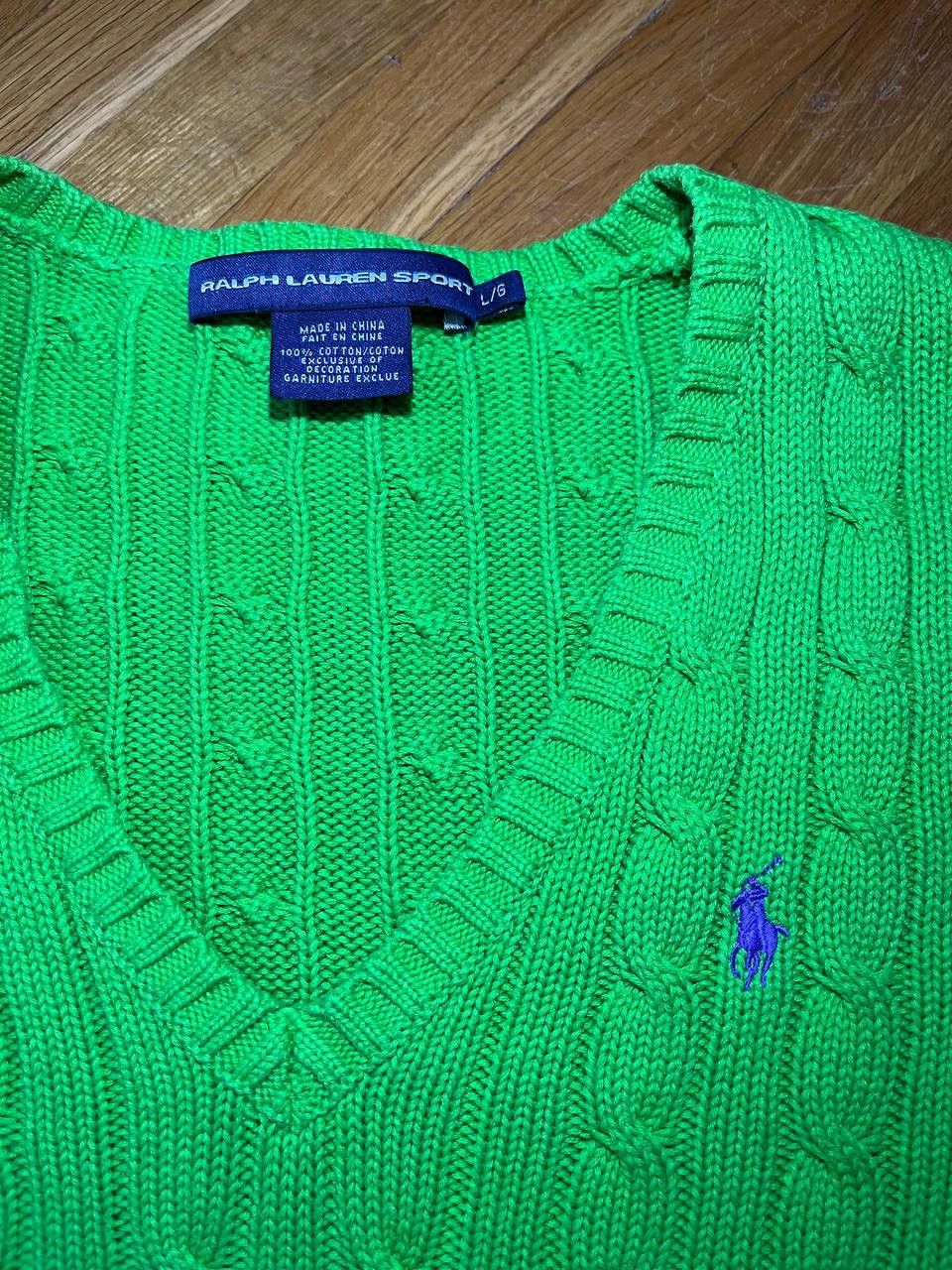 Other Ralph Lauren Sport toxic green sweater Size L / US 10 / IT 46 - 3 Thumbnail