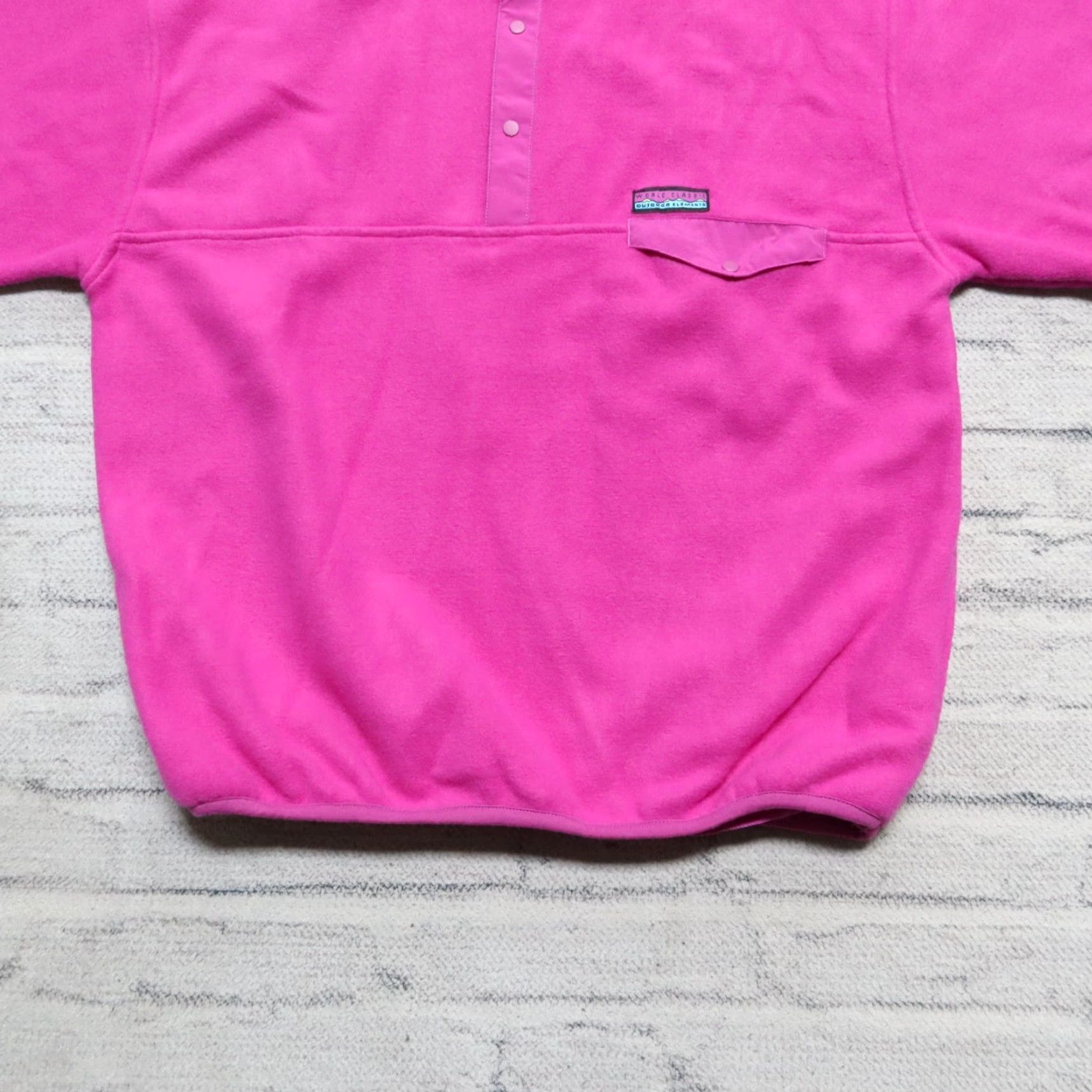 Gap VINTAGE Deadstock GAP Arctic Light Fleece Pullover Shirt Men L Pink 90s Size US L / EU 52-54 / 3 - 3 Thumbnail