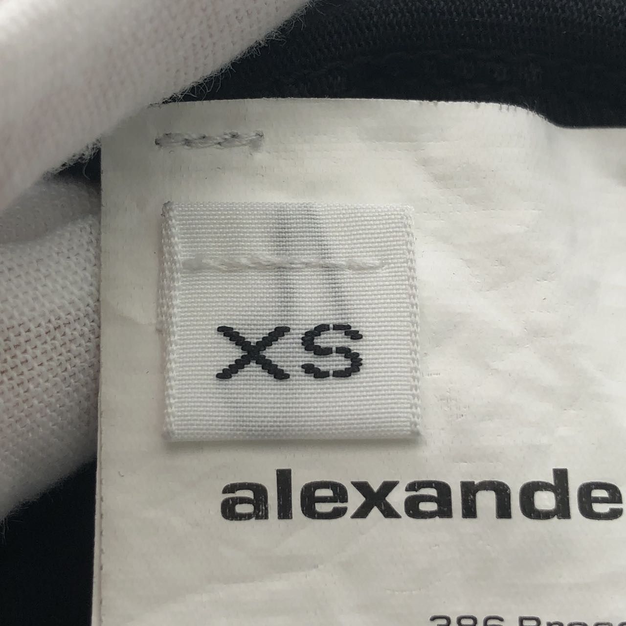 Alexander Wang Alexander Wang Cropped T-shirt Women's Black K26WX Size XS / US 0-2 / IT 36-38 - 6 Thumbnail