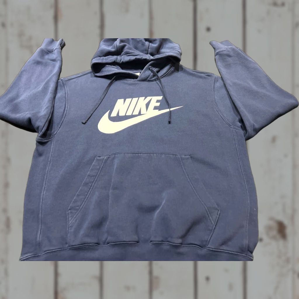 Nike Nike Sportswear Hoodie Men Medium Blue Club Fleece Pullover Sweatshirt Streetwear? Size US M / EU 48-50 / 2 - 1 Thumbnail