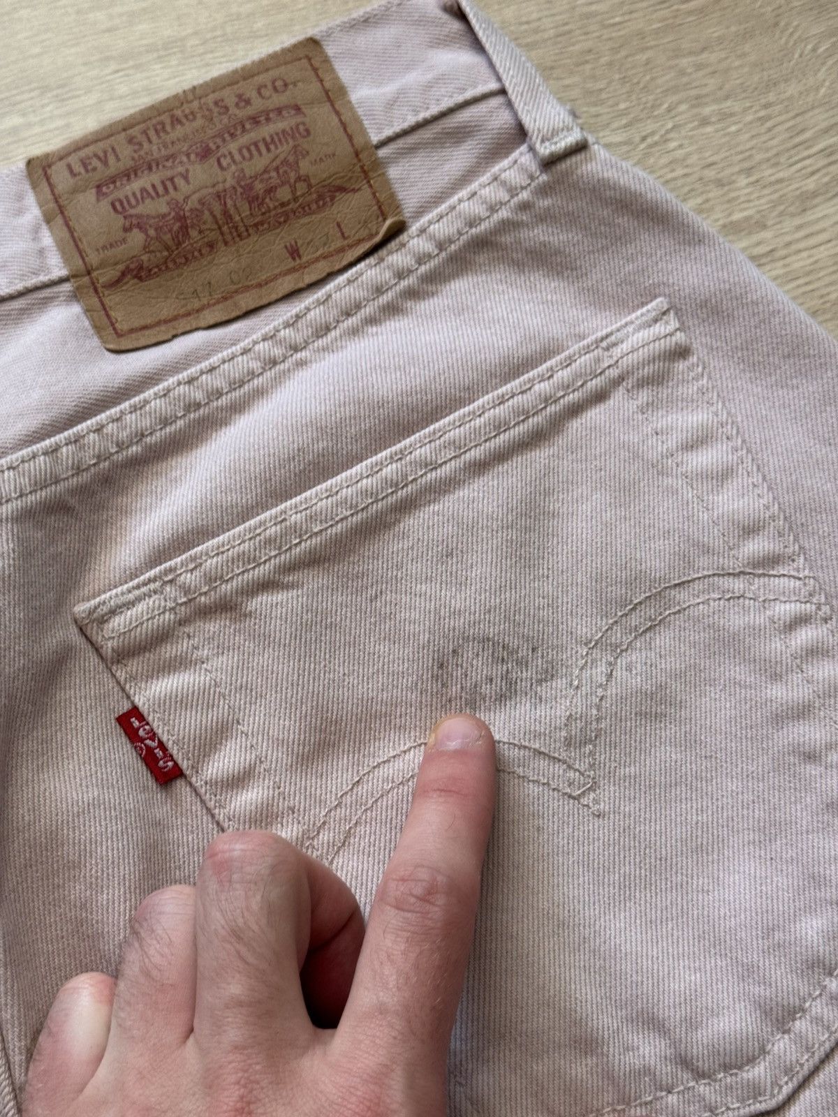 Levi's Vintage 90s 1994 Levi’s y2k Pink Japanese Pants Size US 30 / EU 46 - 6 Thumbnail