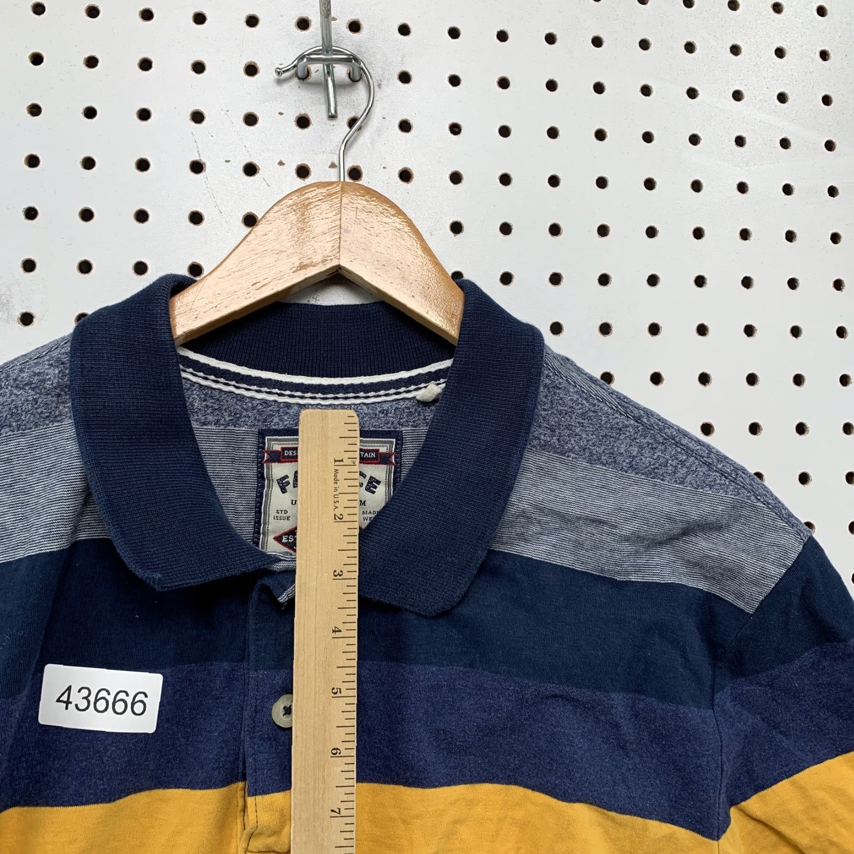 Vintage Fat Face Polo Shirt Mens 2XL Striped Short Sleeve Collared Golf Casual Yellow Blue Mens 2XL Polo Size US XXL / EU 58 / 5 - 7 Thumbnail