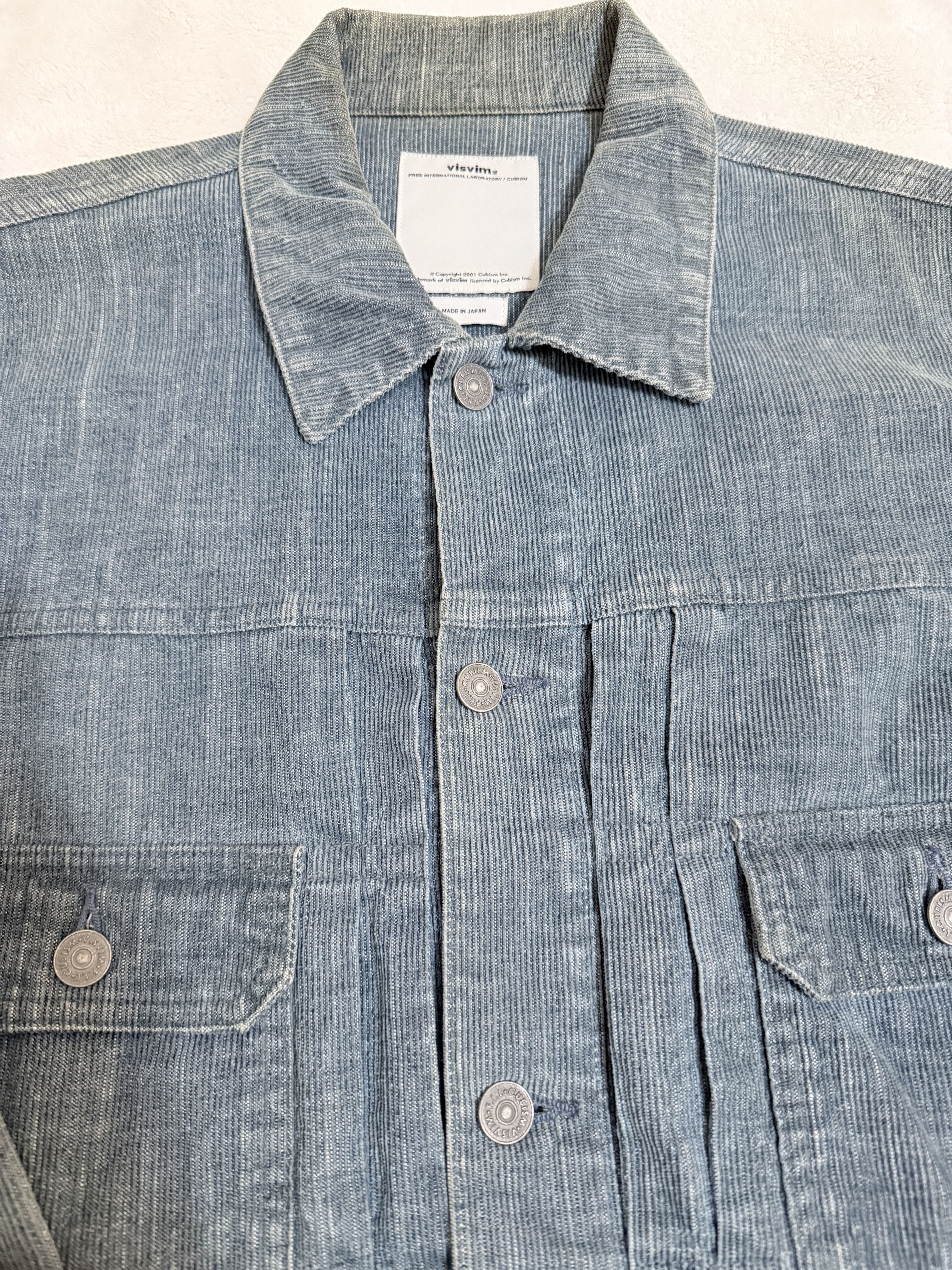 Visvim Visvim SS13 Corduroy 101 Jkt Light Blue Size US M / EU 48-50 / 2 - 3 Thumbnail