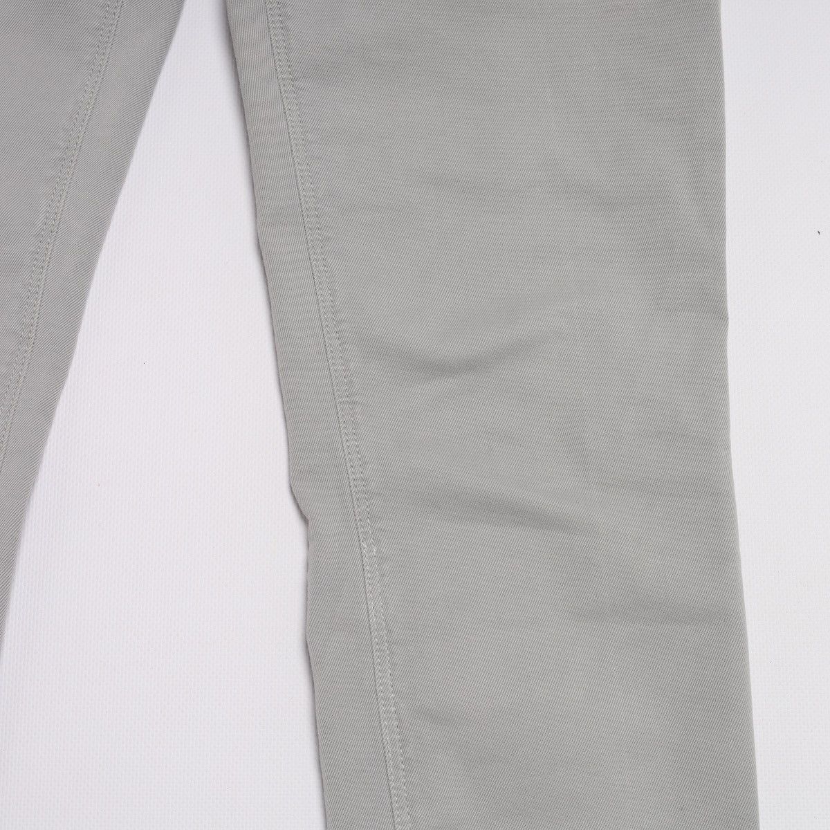 Prada Prada Gray Cotton Pants Logo Raw Edge Size 27" / US 4 / IT 40 - 6 Thumbnail