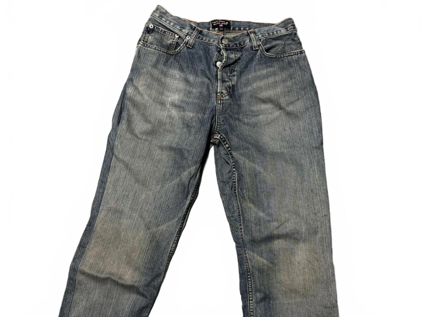Designer Polo Jeans Co. Ralph Lauren Men's Distressed Denim Jeans Size US 30 / EU 46 - 2 Thumbnail