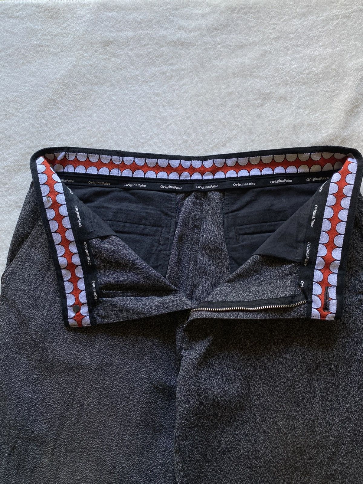 Original Fake Original Fake Kaws Dark Gray Chomper Teeth Fading Pants Size US 32 / EU 48 - 3 Thumbnail