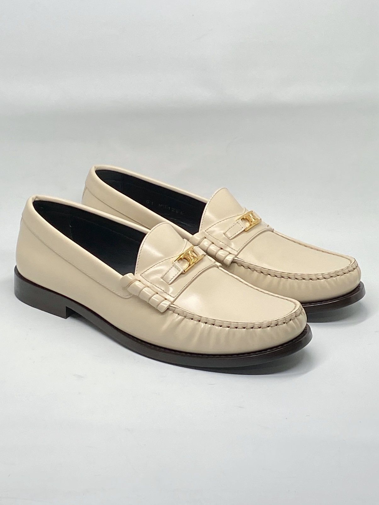 Celine Celine Luco Triomphe in polished bull loafers size 39 Size US 9 / IT 39 - 2 Thumbnail