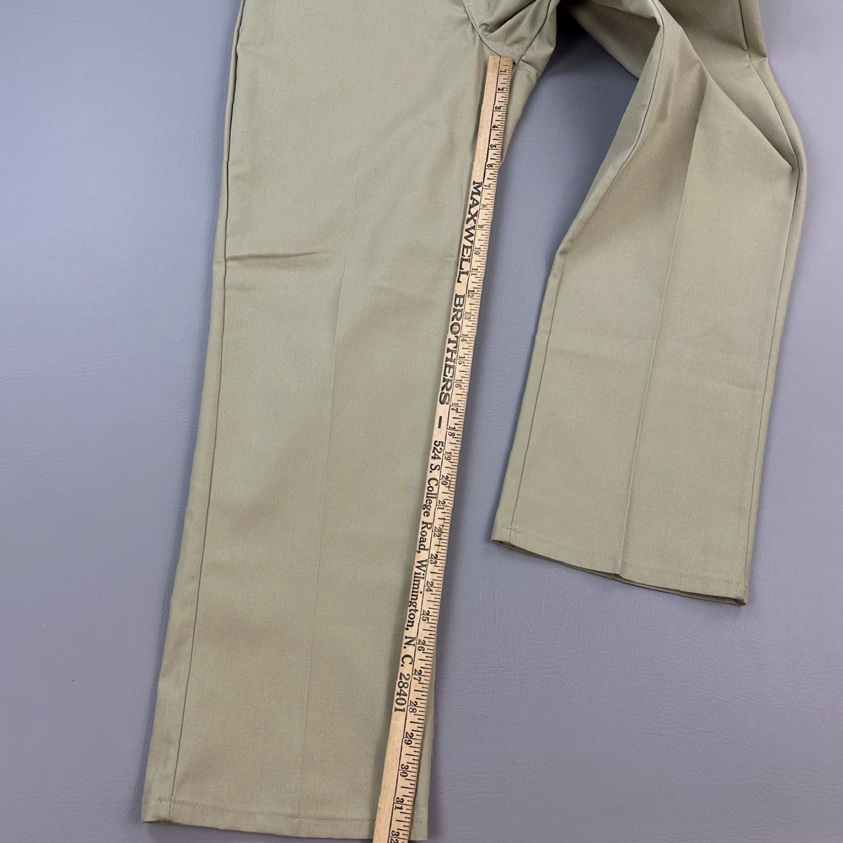 Dickies Dickies Core Work Pants Mens 38x32 Khaki Regular Fit Flat Front Straight Pants Mens Size US 38 / EU 54 - 2 Thumbnail