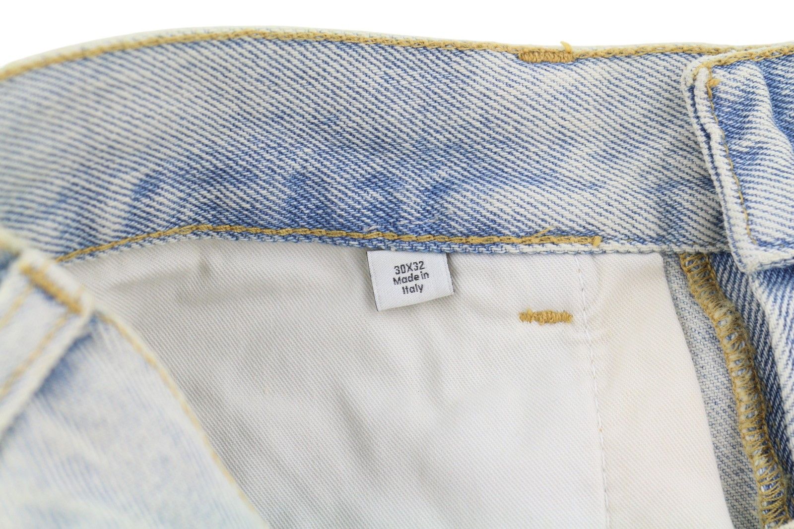 Calvin Klein W30/L32 Blue Faded Wide Leg Relaxed 87834 Size US 30 / EU 46 - 10 Thumbnail