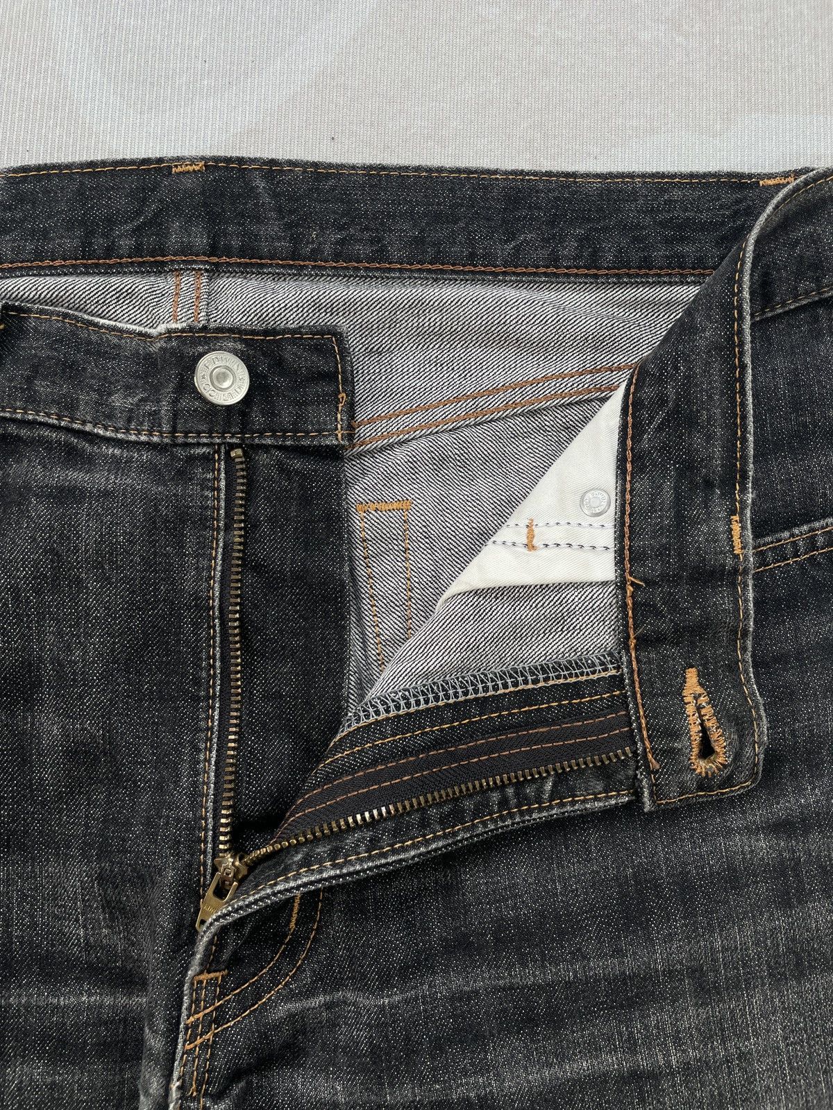 Edwin × Vintage Edwin 603 Straight Jeans (P65) Size US 34 / EU 50 - 6 Thumbnail