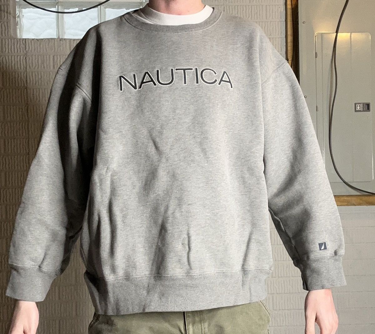 Nautica Y2K 2000s Nautica Boxy Crewneck Size US XXL / EU 58 / 5 - 1 Thumbnail