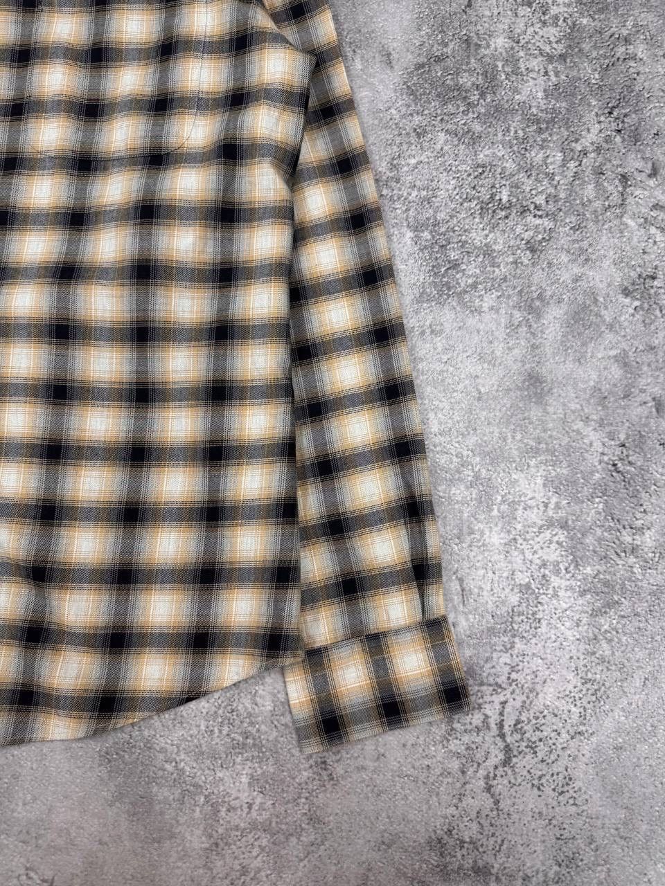 Reiss Reiss Men Check Shirt Beige Black Size M Size US M / EU 48-50 / 2 - 2 Thumbnail