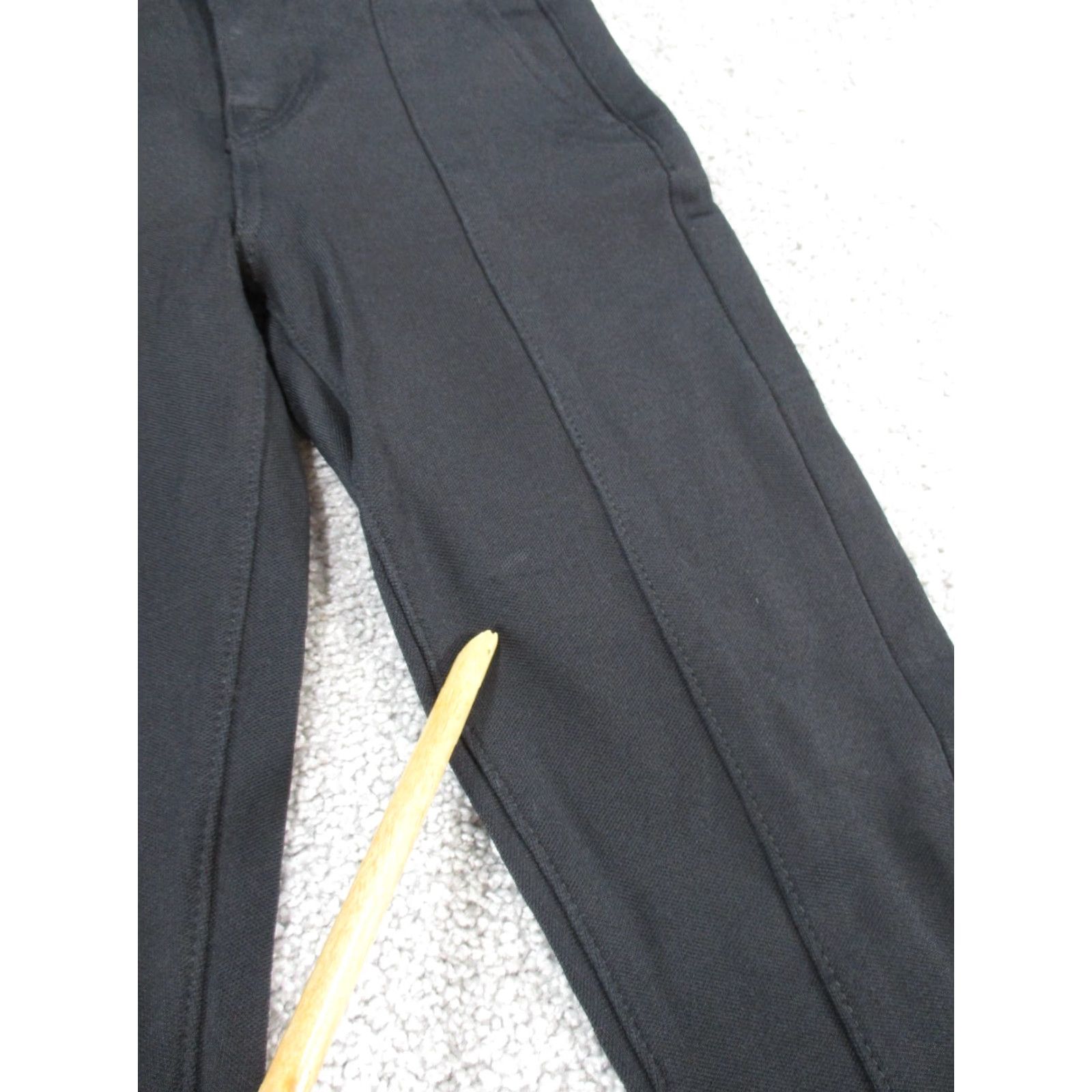 7 For All Mankind VINTAGE 7 For All Mankind Pants Womens 24 Black Skinny NEW Read Size 42" / US 20 - 2 Thumbnail