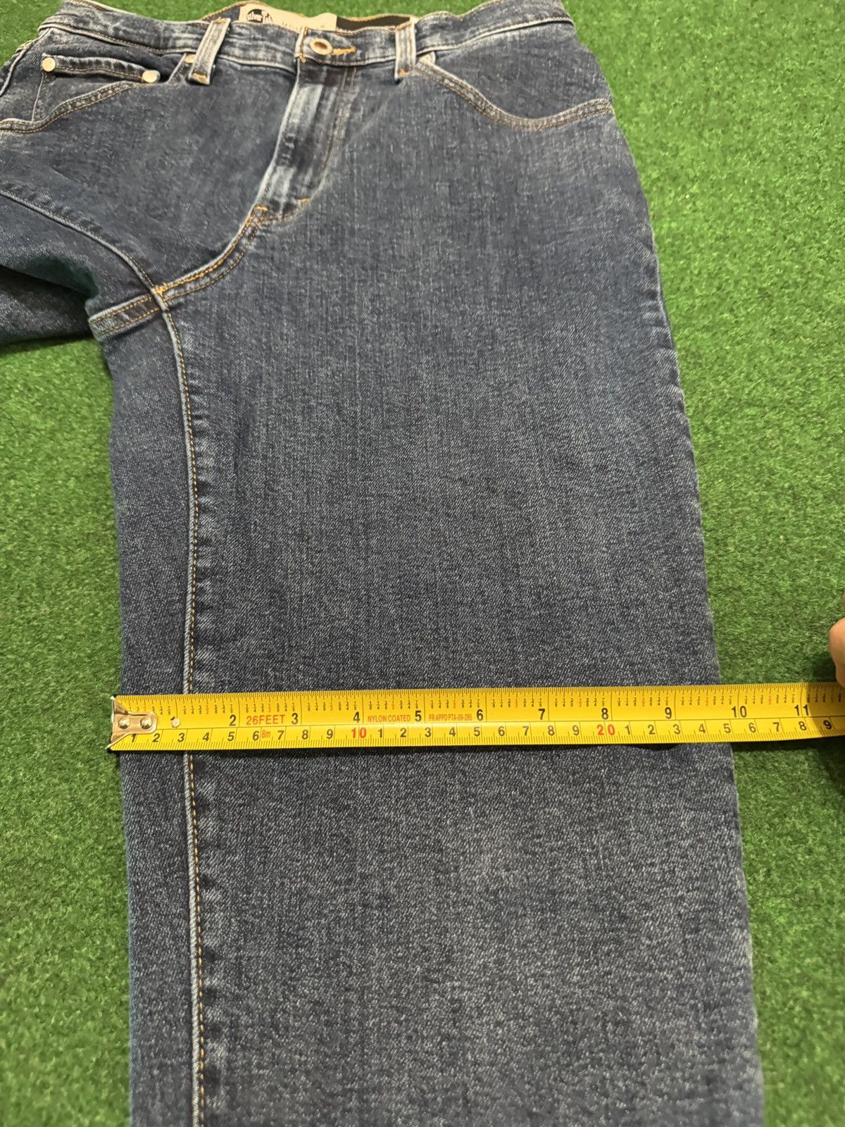 Levi's Levis Silvertab Mom Jeans 32x27 Dark Wash Denim Jeans Size 32" / US 10 / IT 46 - 9 Thumbnail