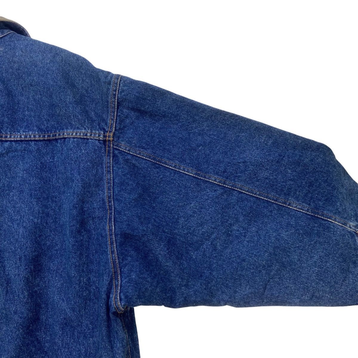 Kenzo Vintage Kenzo Sherpa Workwear Chore Heavy Denim Jacket Size US M / EU 48-50 / 2 - 16 Thumbnail