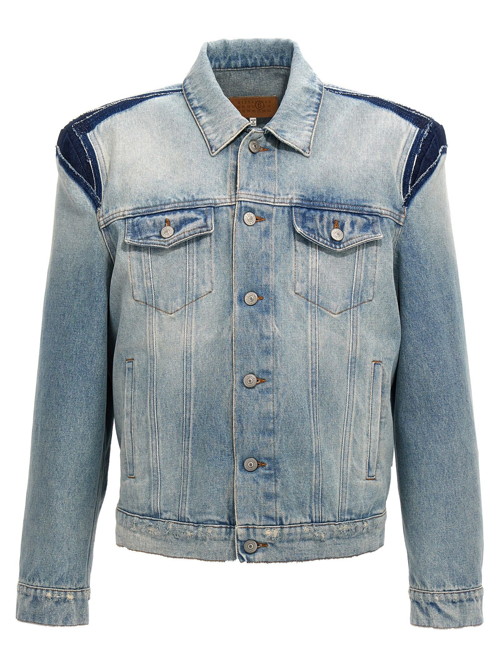 Maison Margiela Denim Jacket With Used Effect Size US M / EU 48-50 / 2 - 1 Thumbnail
