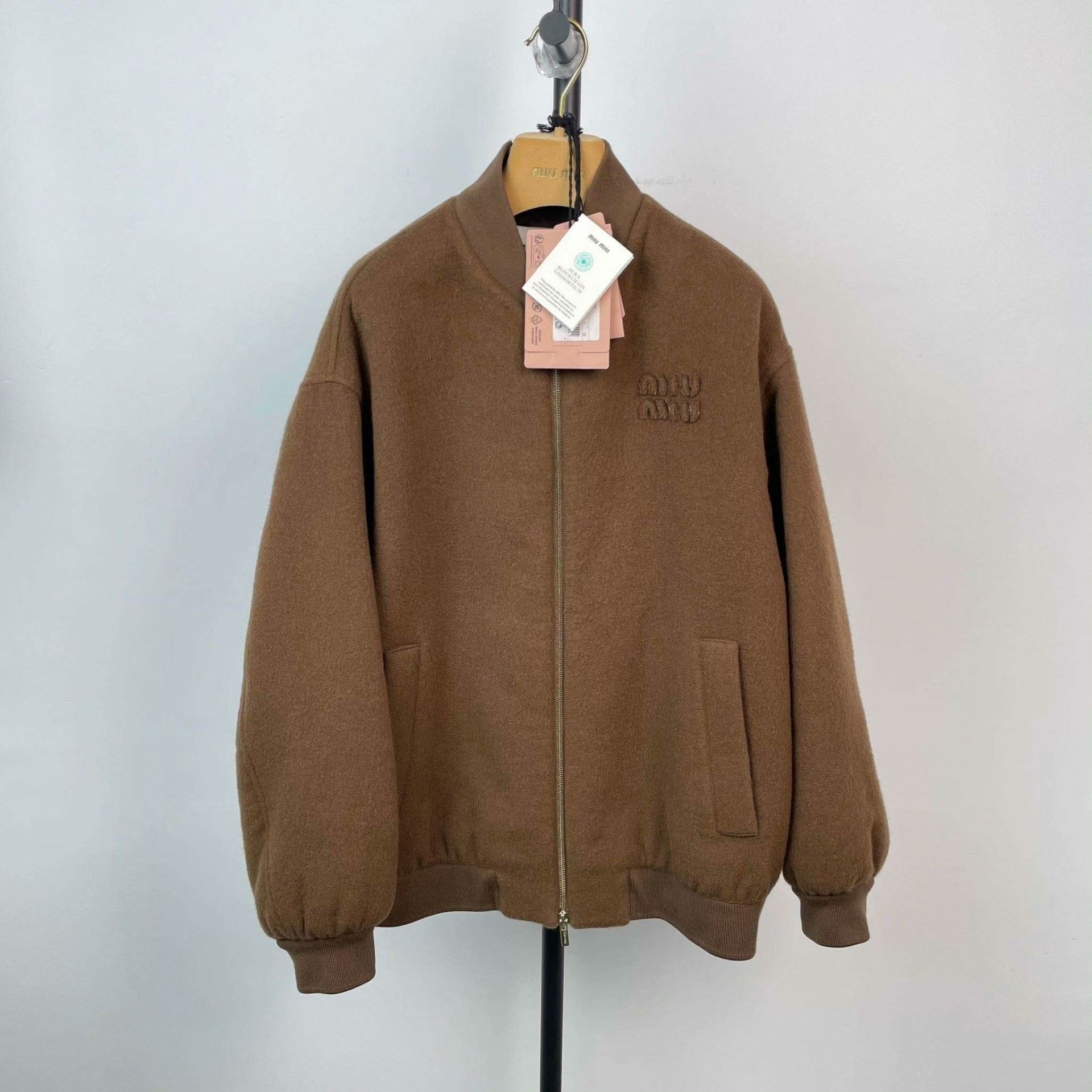 Miu Miu Miu Miu Brown Light Jacket 38 Men Size US S / EU 44-46 / 1 - 1 Thumbnail