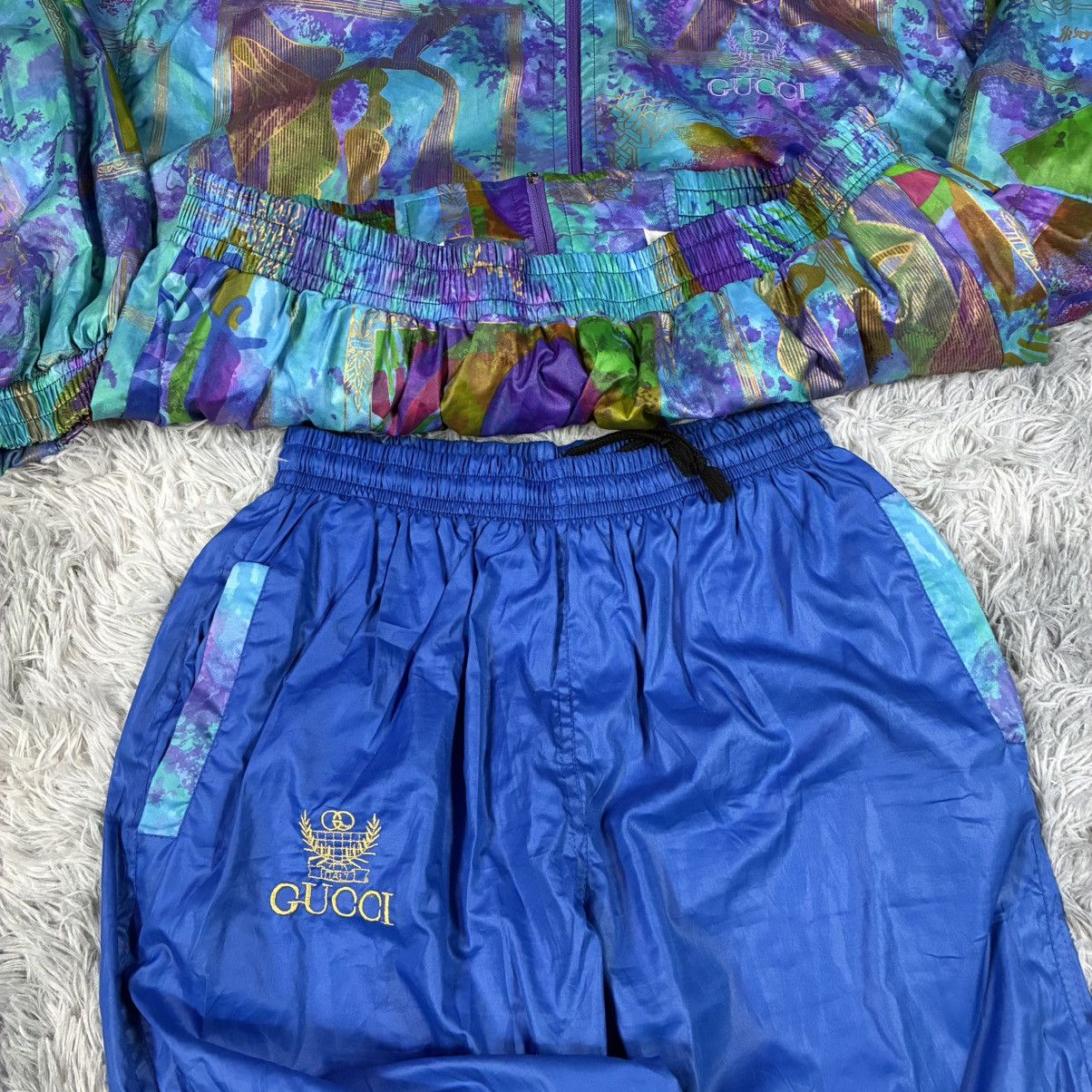 Vintage Mens Gucci Style Nylon Vintage 90s Tracksuit Set Size M Size US M / EU 48-50 / 2 - 6 Thumbnail