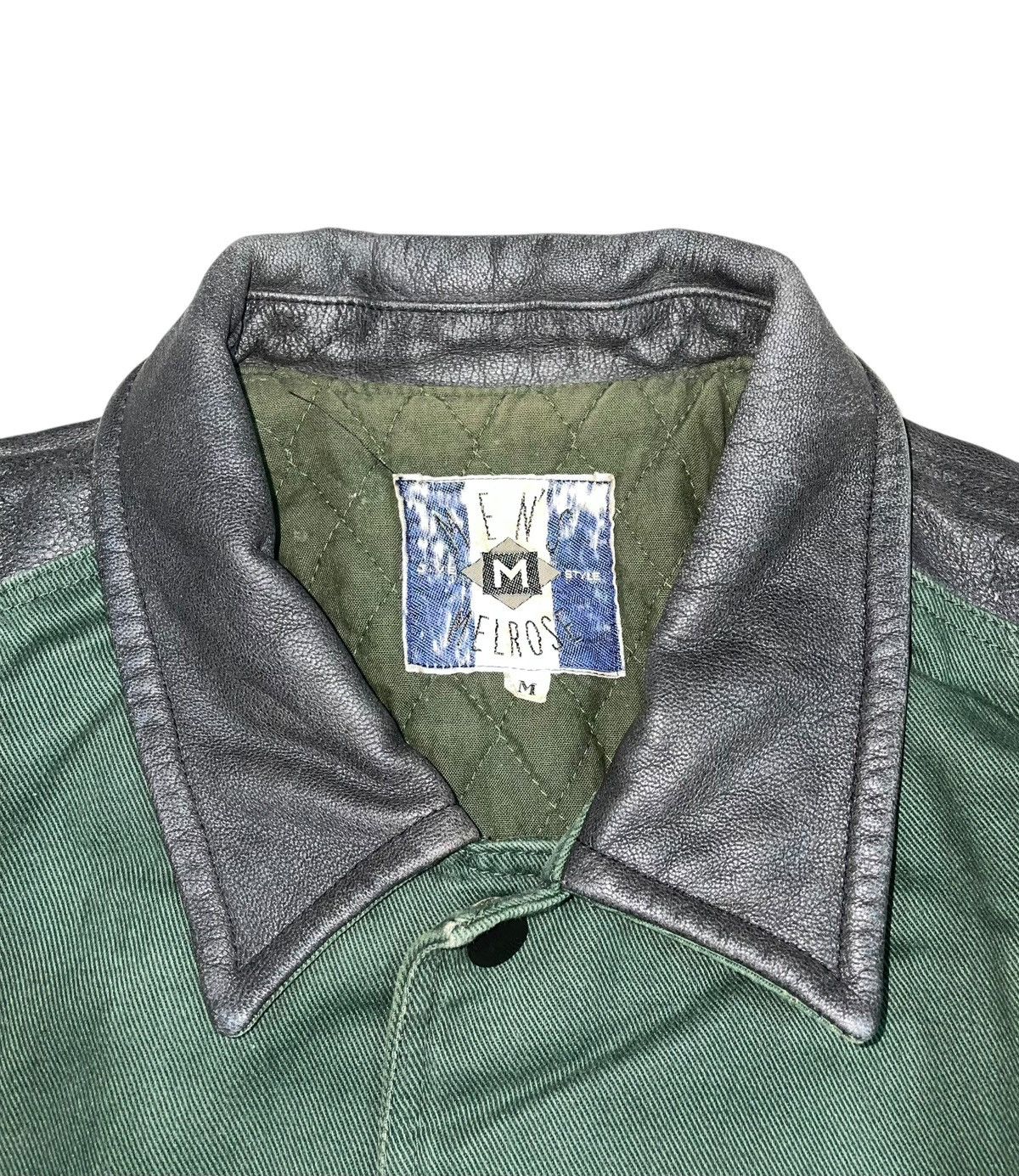 Vintage Men’s Melrose Leather Varsity Jacket Size US M / EU 48-50 / 2 - 3 Thumbnail
