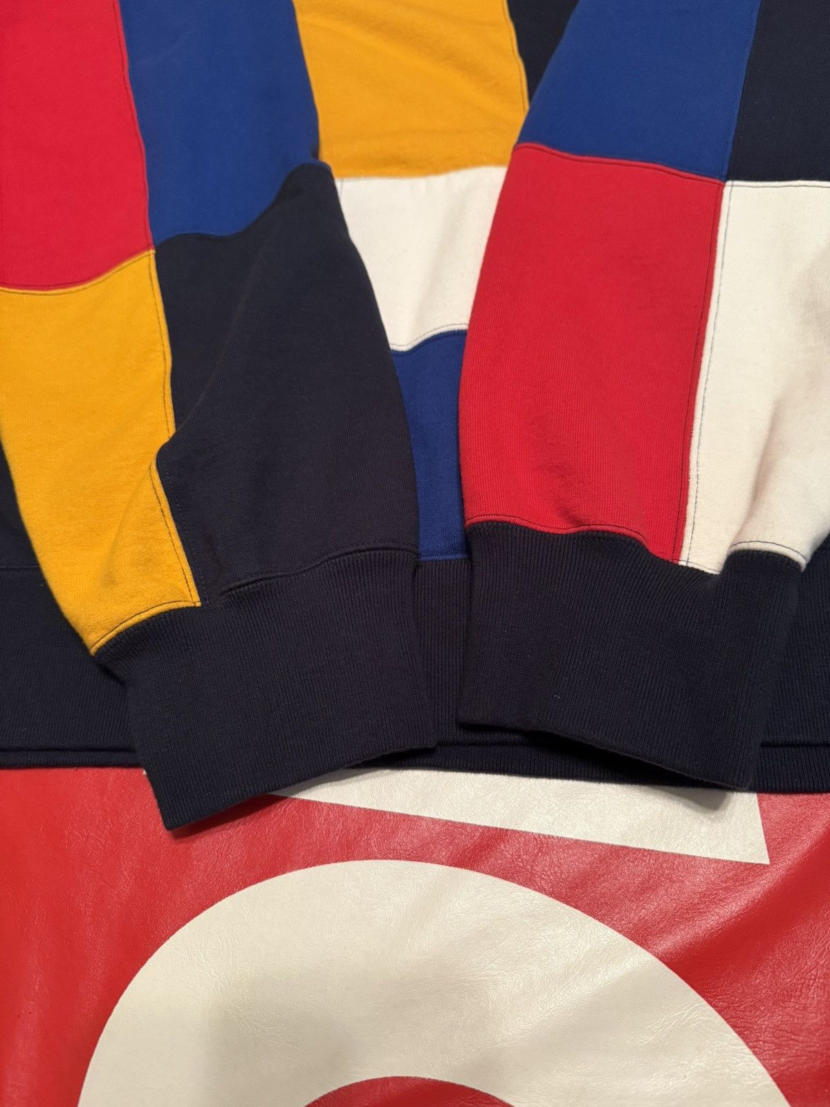 Supreme FW17 Supreme Patchwork Hooded Sweatshirt Size XL Size US XL / EU 56 / 4 - 3 Thumbnail