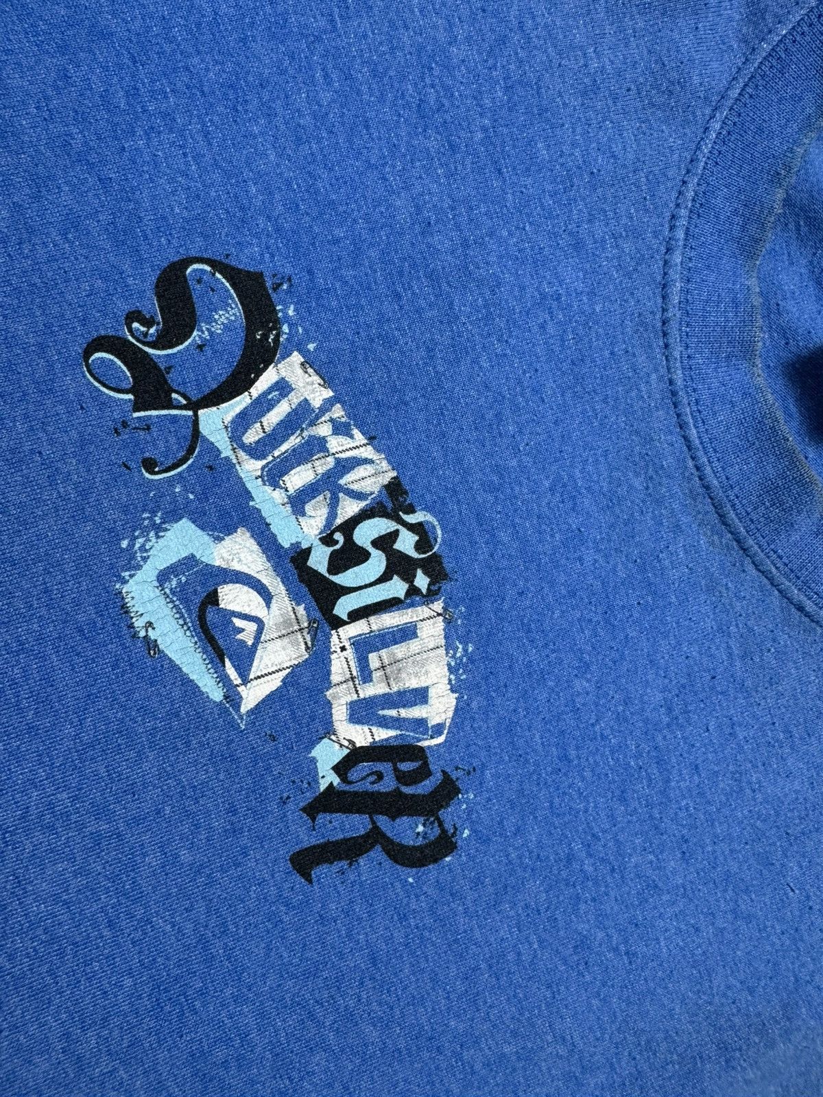Quiksilver Quiksilver Big Logo Surf T-Shirt Blue Vintage Size US M / EU 48-50 / 2 - 6 Thumbnail