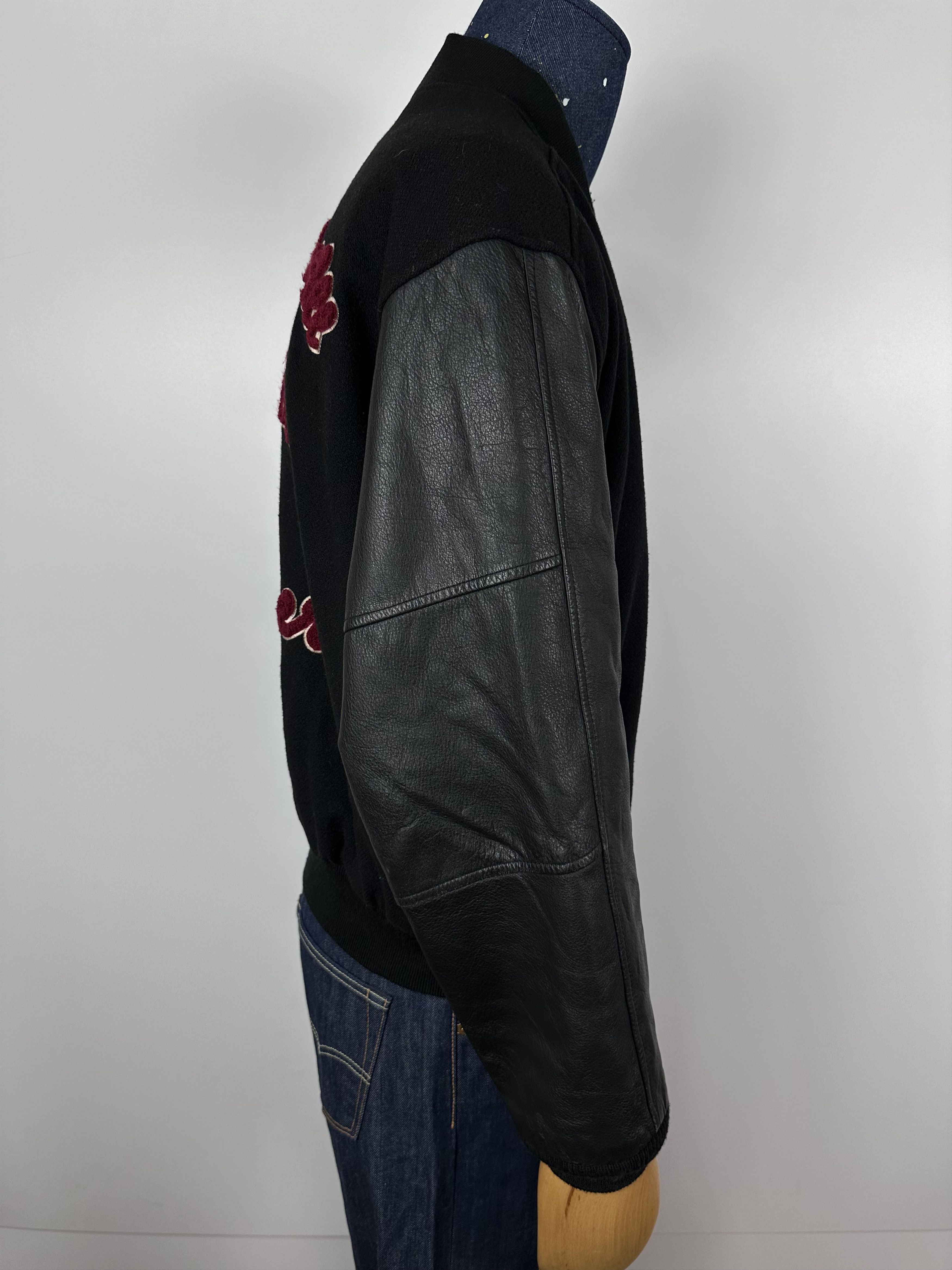 Grailed × Hard Rock Cafe × Vintage Hard Rock Cafe Varsity Bomber Jacket Vancouver Wool Leather Size US L / EU 52-54 / 3 - 9 Thumbnail