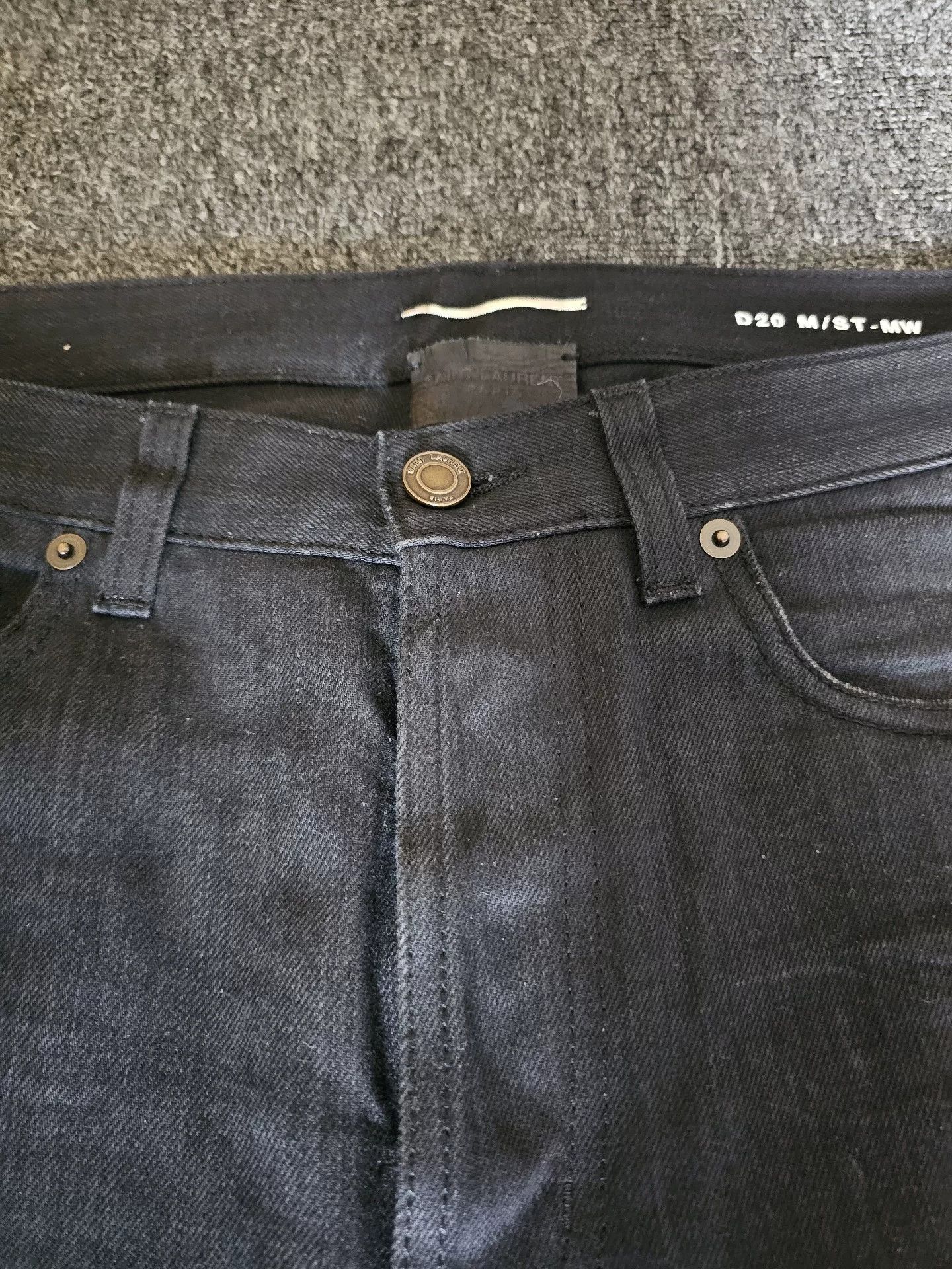 Saint Laurent Paris saint laurent slp black denim pants Size US 30 / EU 46 - 2 Thumbnail