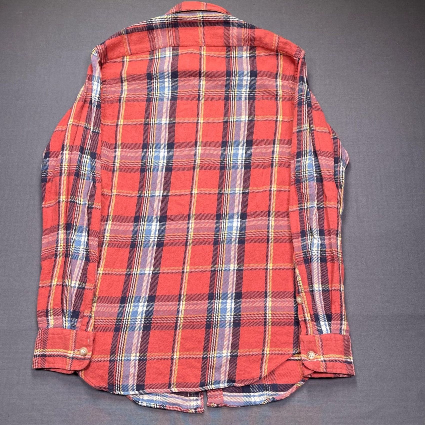 Polo Ralph Lauren Polo Ralph Lauren Shirt Mens XS Plaid Flannel Long Sleeve Suede Shooting Shirt Red Color Pattern Cotton Button-Up Casual Autumn/Winter Mens XS Size US XS / EU 42 / 0 - 5 Thumbnail
