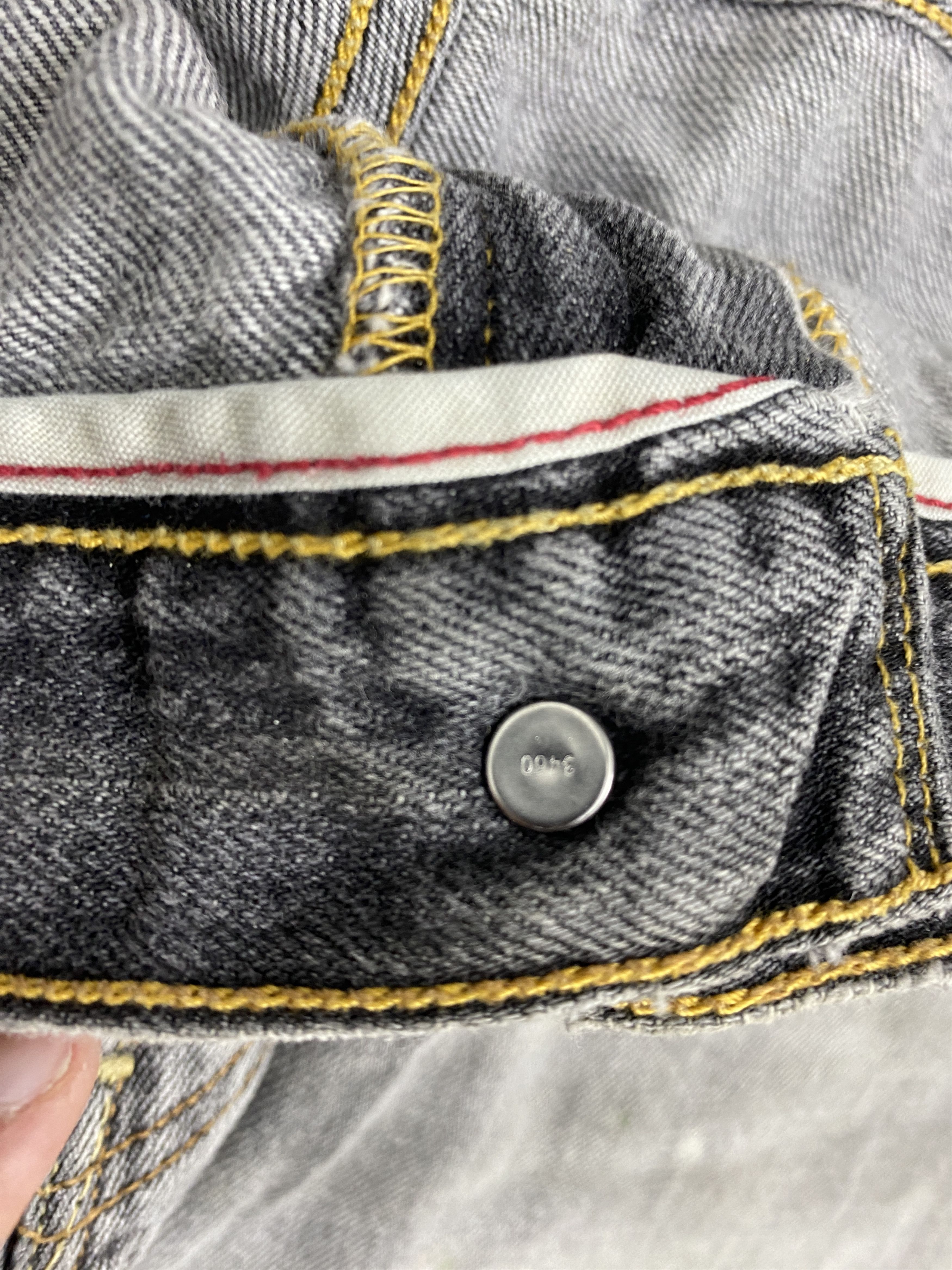 Levi's × Vintage Vintage Levi's 527 Bootcut Faded Black Denim Jeans Size US 35 - 11 Thumbnail