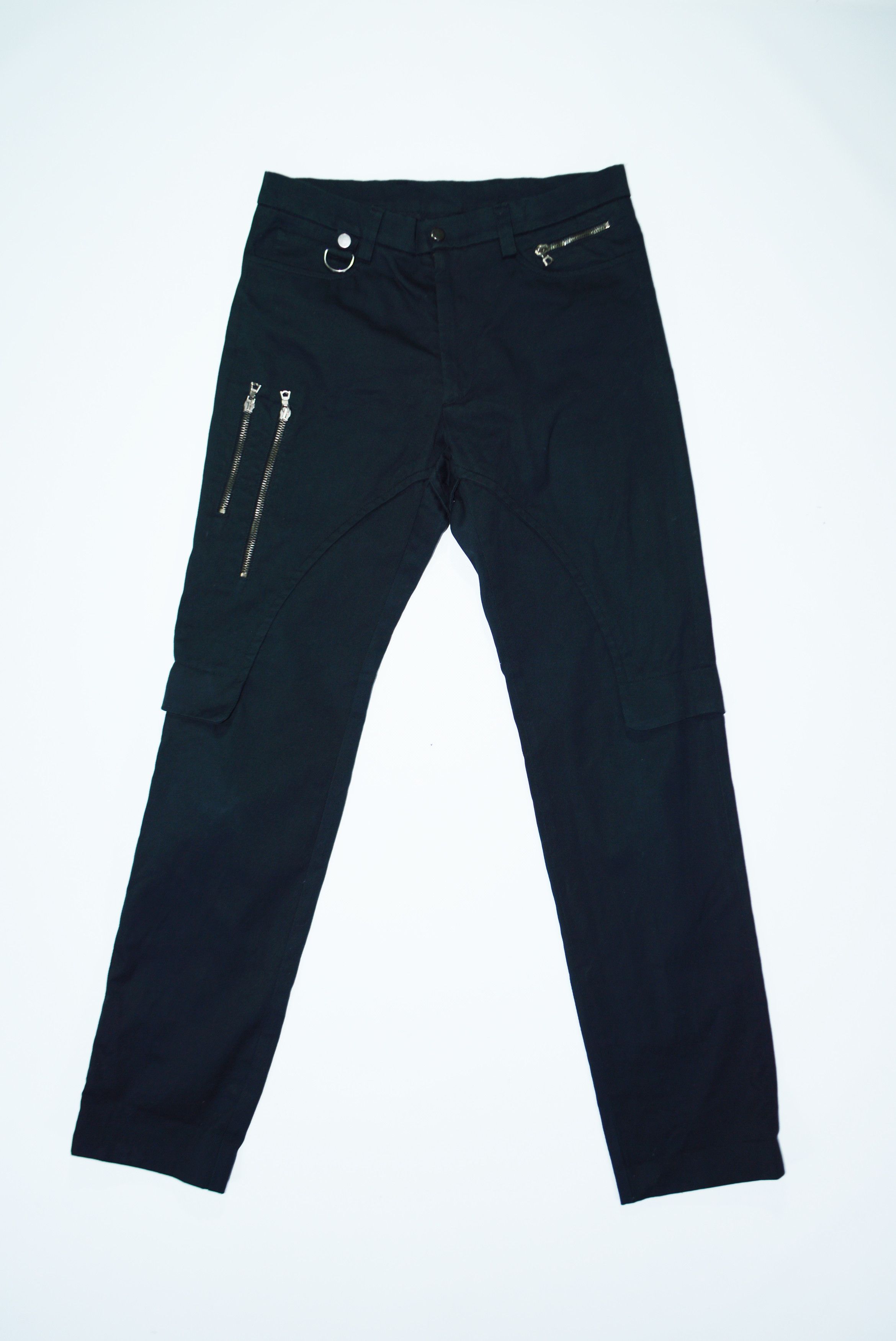 Gazzarrini Gazzarrini Uomo Black Cotton Cargo Pants Size 46 W30 L30 Size US 30 / EU 46 - 1 Thumbnail