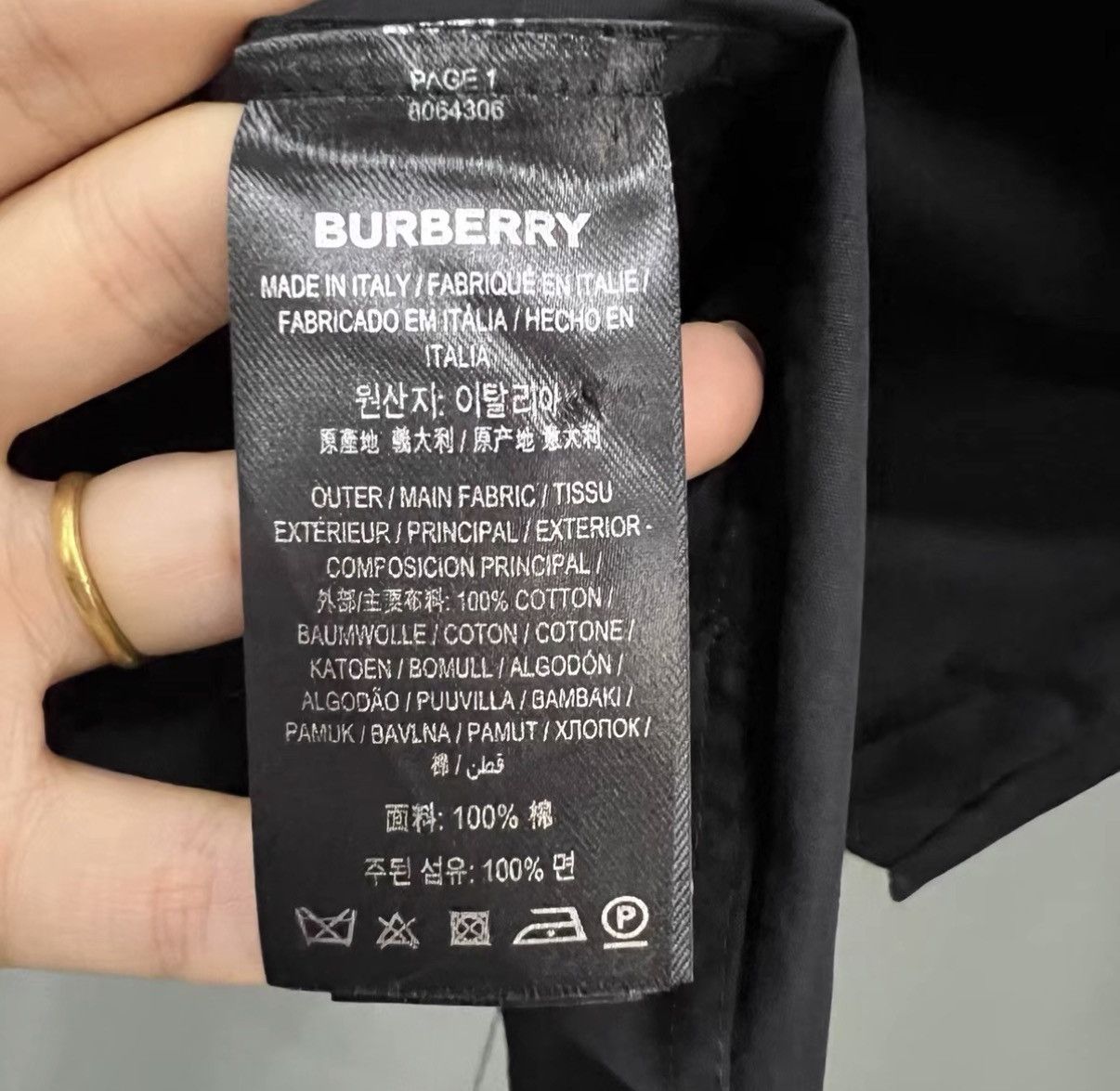Burberry Burberry Evening Collection Black Shirt J41 Size XS / US 0-2 / IT 36-38 - 3 Thumbnail