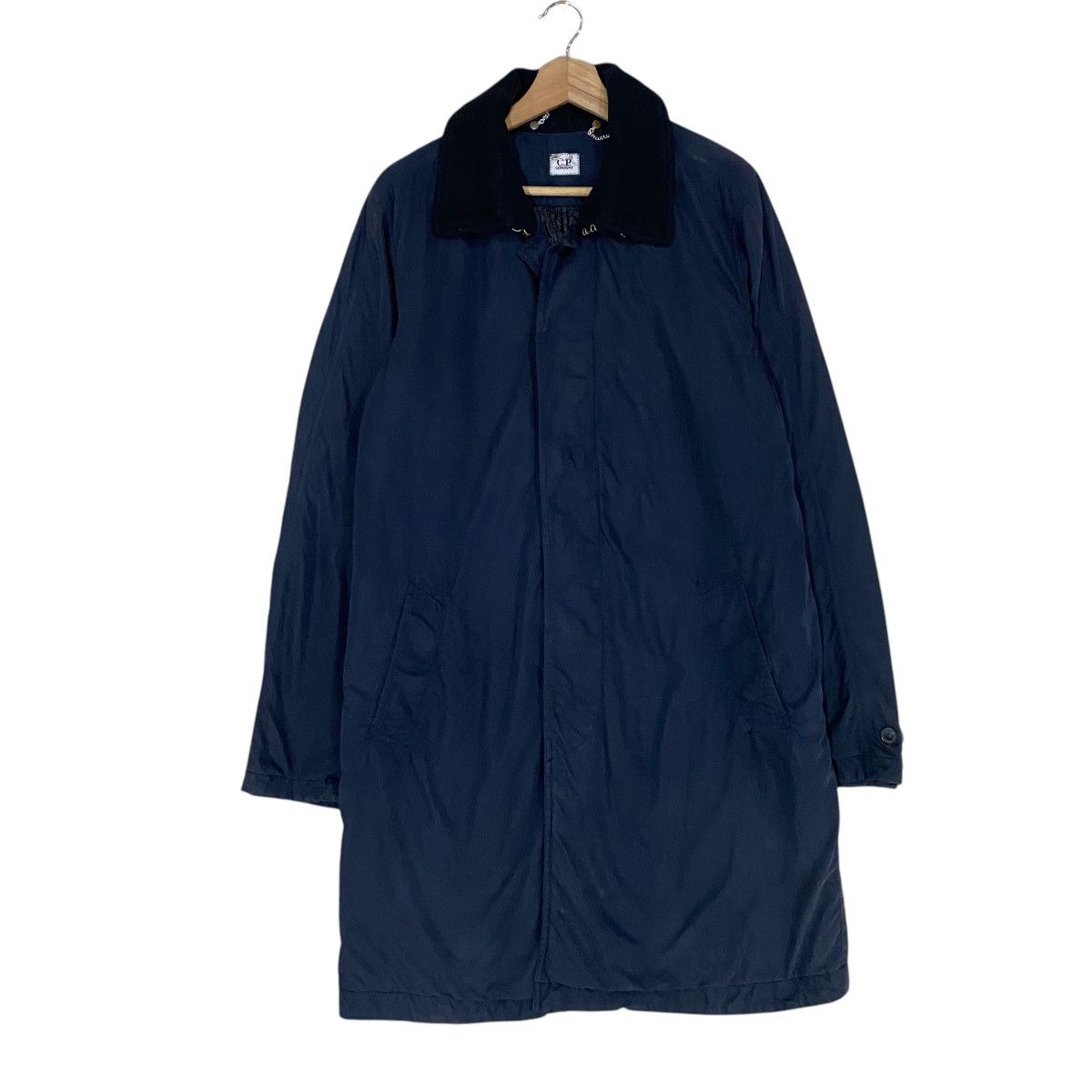 C.P. Company × Massimo Osti 🔥VINTAGE C.P COMPANY NAVYBLUE OVERCOATS JACKET Size US M / EU 48-50 / 2 - 2 Thumbnail