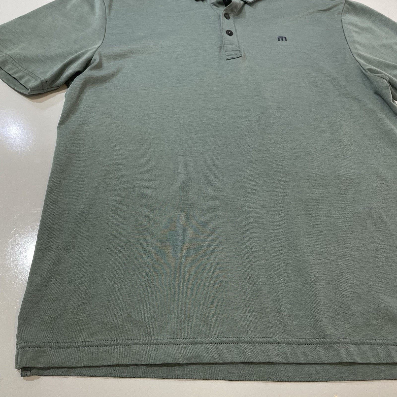 TravisMathew Travis Mathew Men’s Performance Polo Shirt Gray Poly Blend Size US M / EU 48-50 / 2 - 2 Thumbnail