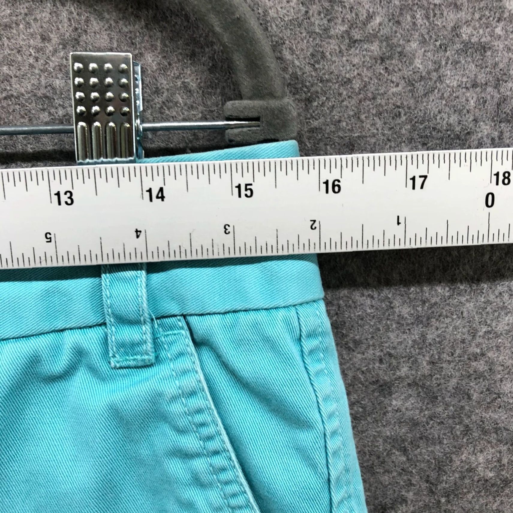 J.Crew J. Crew Chino Short Womens Size 4 City Fit Blue 4'' Low Rise Cotton Flat Front Twill Vintage No Size 27" / US 4 / IT 40 - 3 Thumbnail