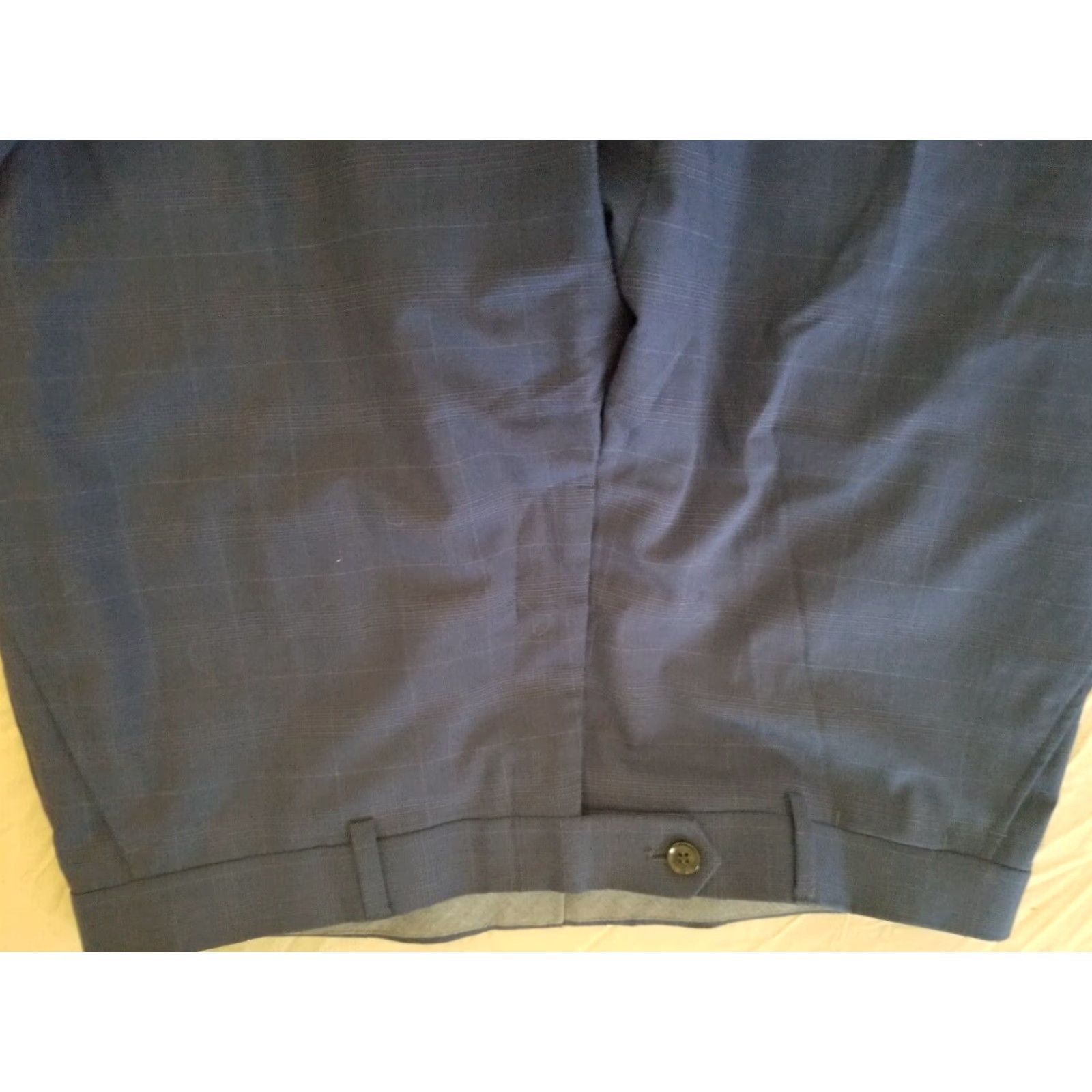 Tommy Hilfiger Tommy Hilfiger Pants Dress Wool 36x30 Navy Blue Stretch Regular Mens Size US 36 / EU 52 - 5 Thumbnail