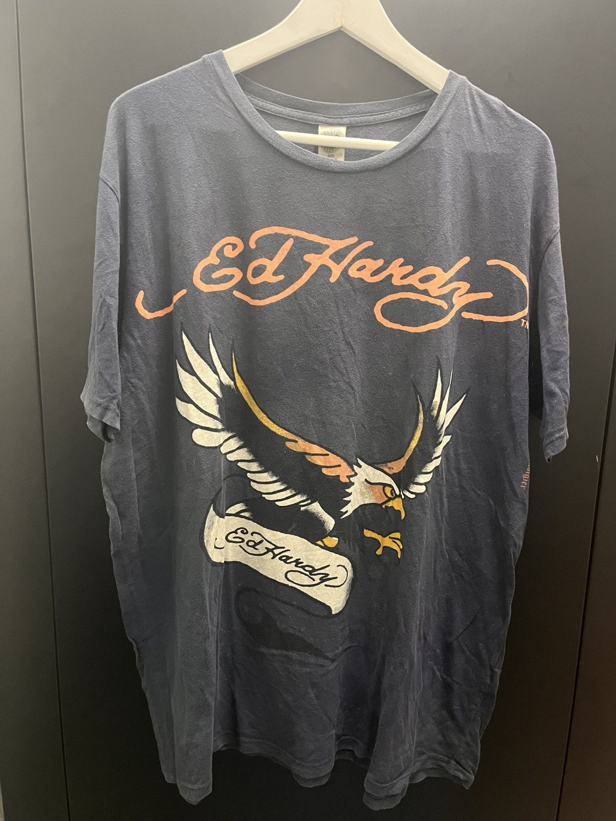 Christian Audigier × Ed Hardy Vintage Y2K Ed Hardy Eagle By Christian Audigier T-Shirt Size US XXL / EU 58 / 5 - 1 Thumbnail