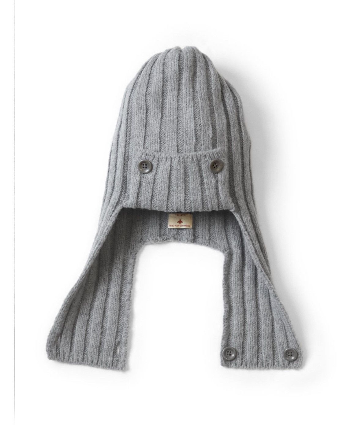 Kapital Kapital 5G wool 3x3 rib hunting knit cap 3way Size ONE SIZE - 6 Thumbnail