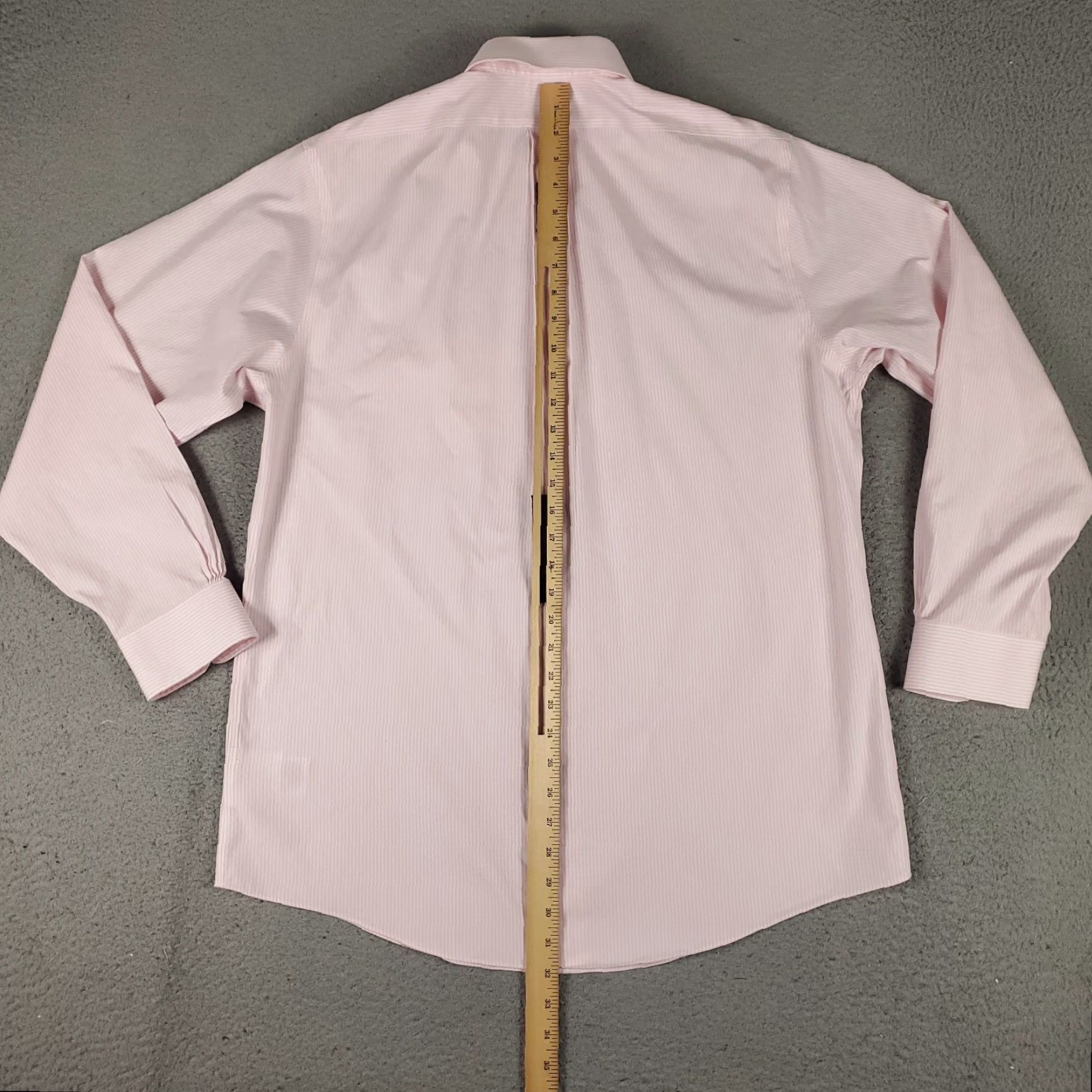 Brooks Brothers Brooks Brothers Dress Shirt Mens 16.5 Pink Striped Long Sleeve Button Up Regular Fit Size 42R - 4 Thumbnail