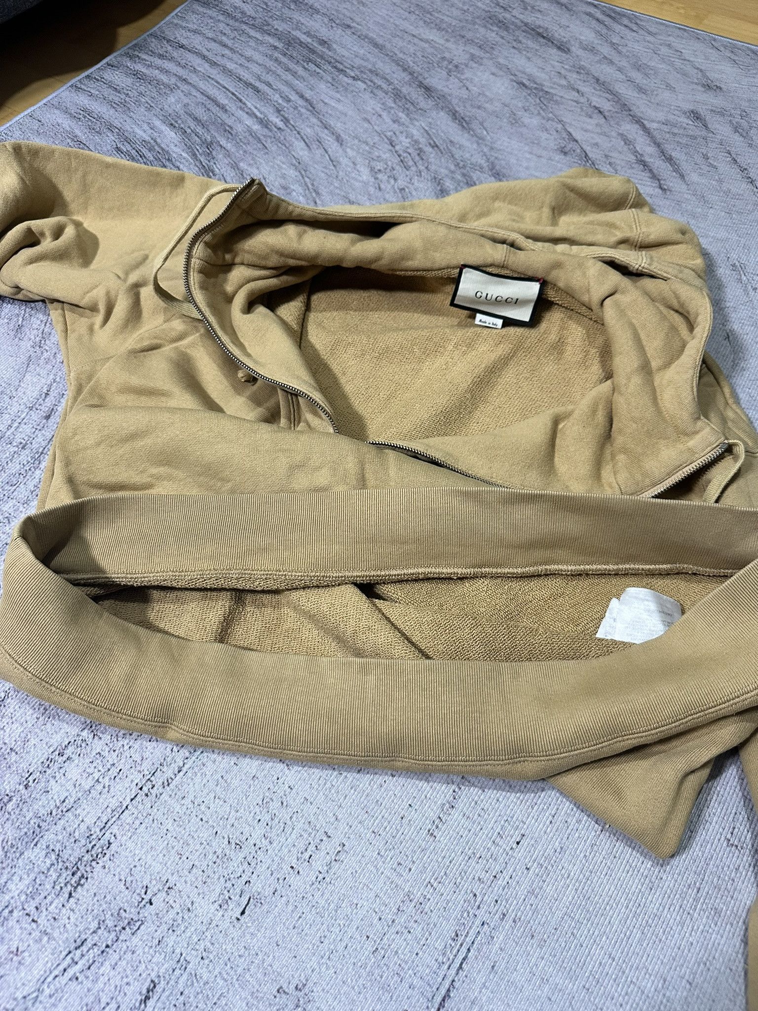 Gucci Gucci Sweatshirt Half Zip Belt Popover Logo Sleeve Hoodie Size US S / EU 44-46 / 1 - 11 Thumbnail