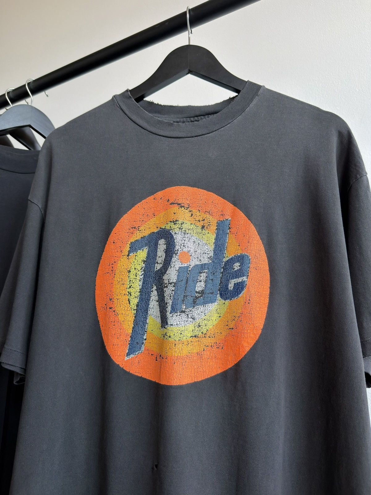 Vintage Vintage Faded 90s “Ride” Tide Parody Thrashed Erd Bike Tee Size US XL / EU 56 / 4 - 2 Thumbnail