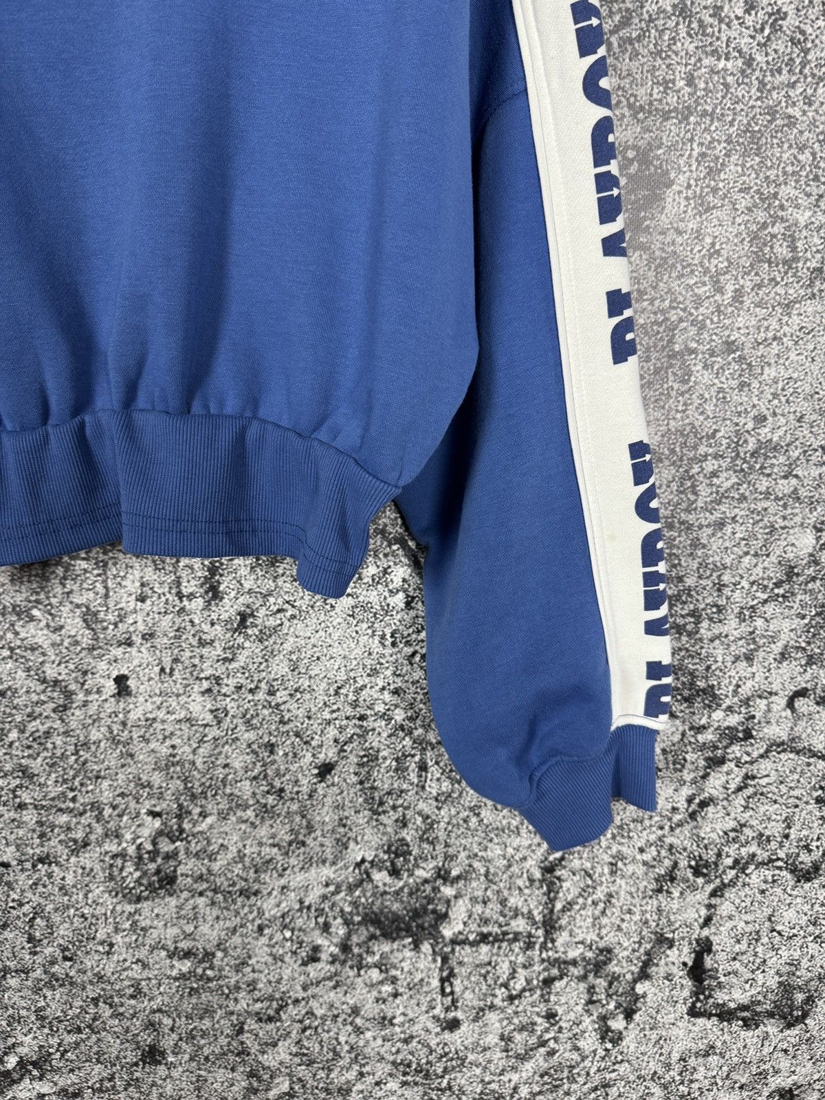 Playboy Playboy Missguided Cropped Sweatshirt Spellout Logo Blue Top Size XL / US 12-14 / IT 48-50 - 14 Thumbnail